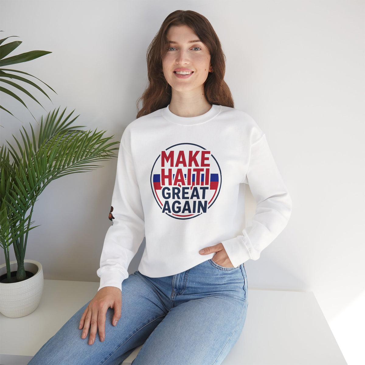 Make Haiti Great Again Crewneck Sweatshirt