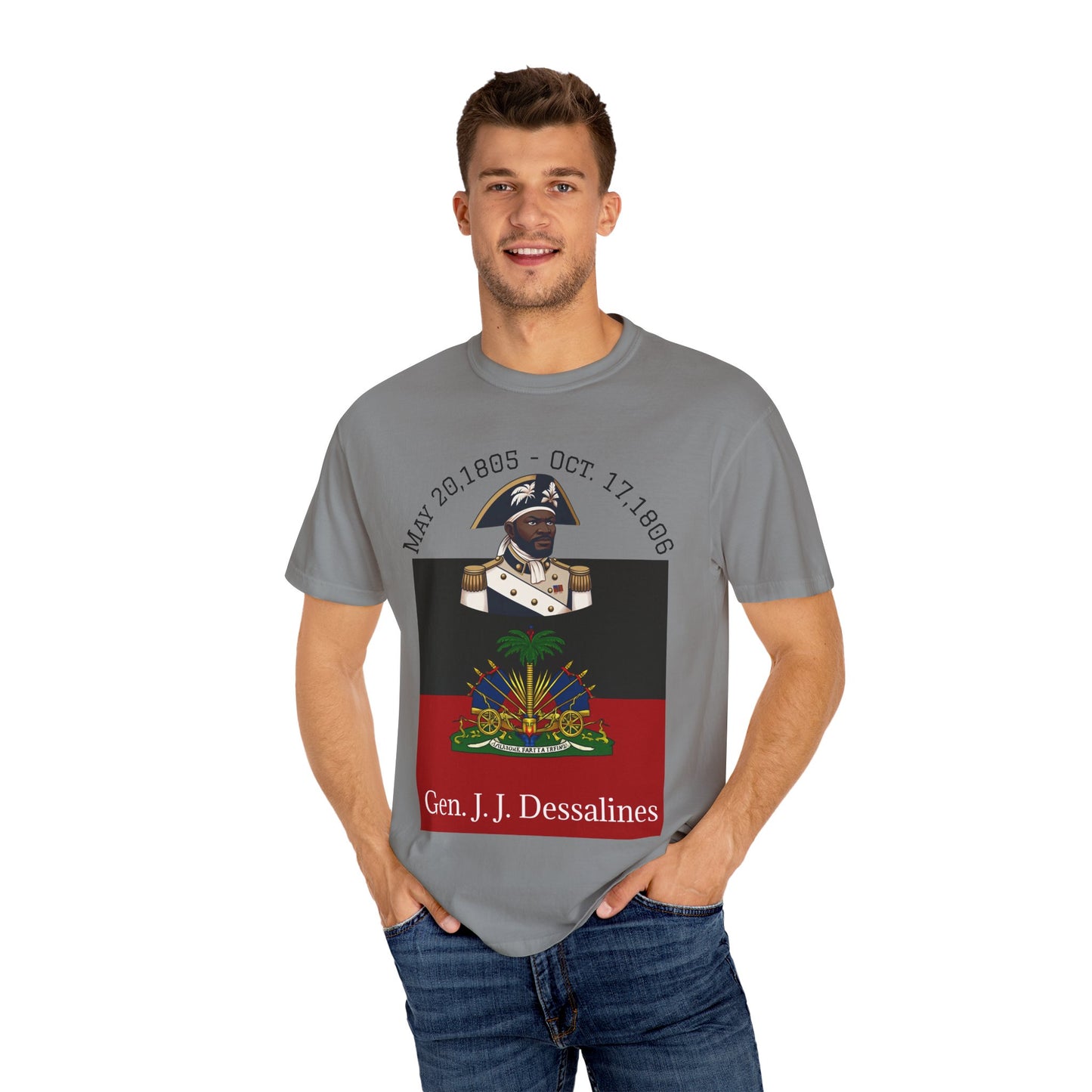Gen. J.J. Dessalines T-Shirt, Historical Figure Tee, Haitian Revolution Apparel, Unisex Cotton Tee, Gift for History Buffs, Casual [...]