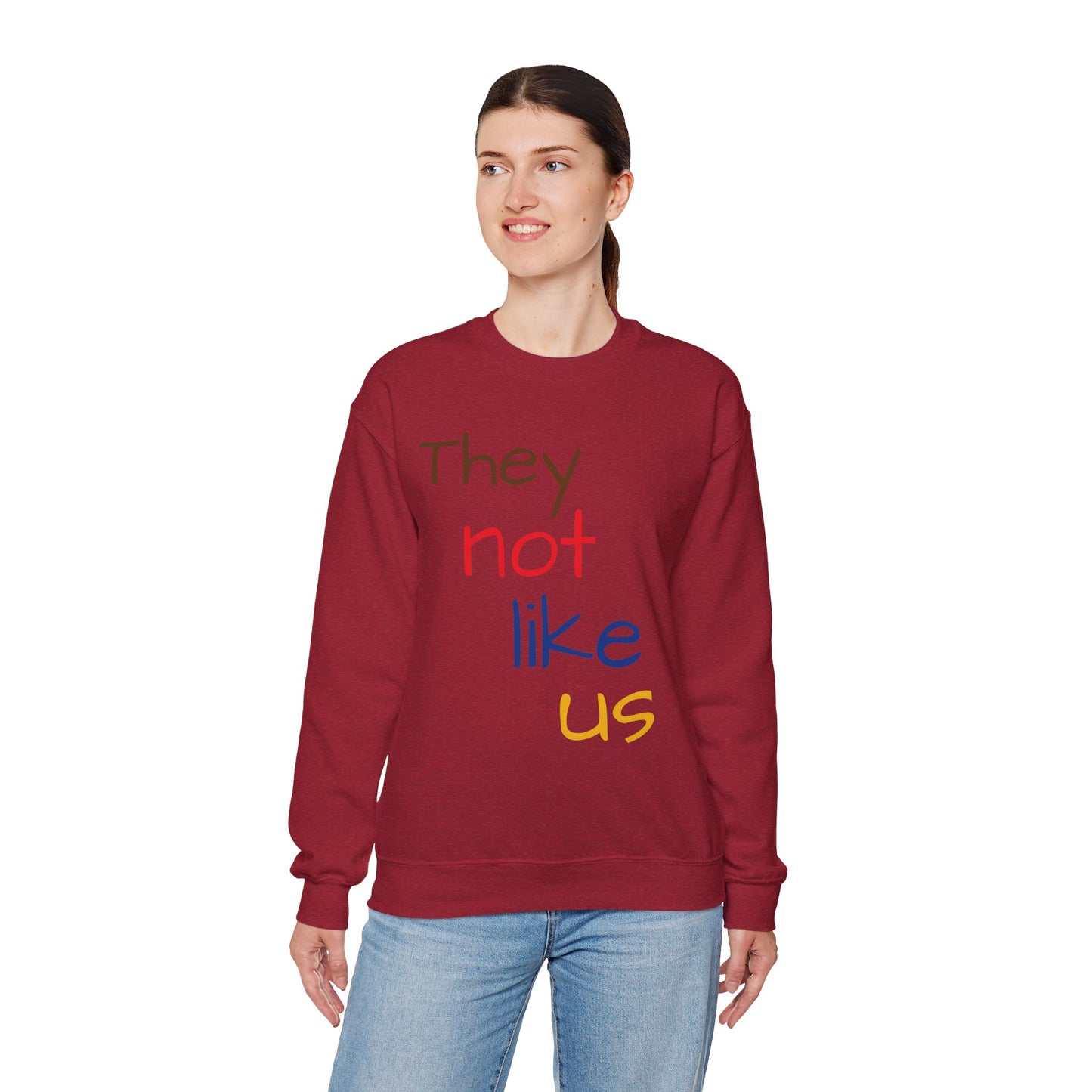 Unisex Crewneck Sweatshirt - ‘They Not Like Us’ Statement Apparel