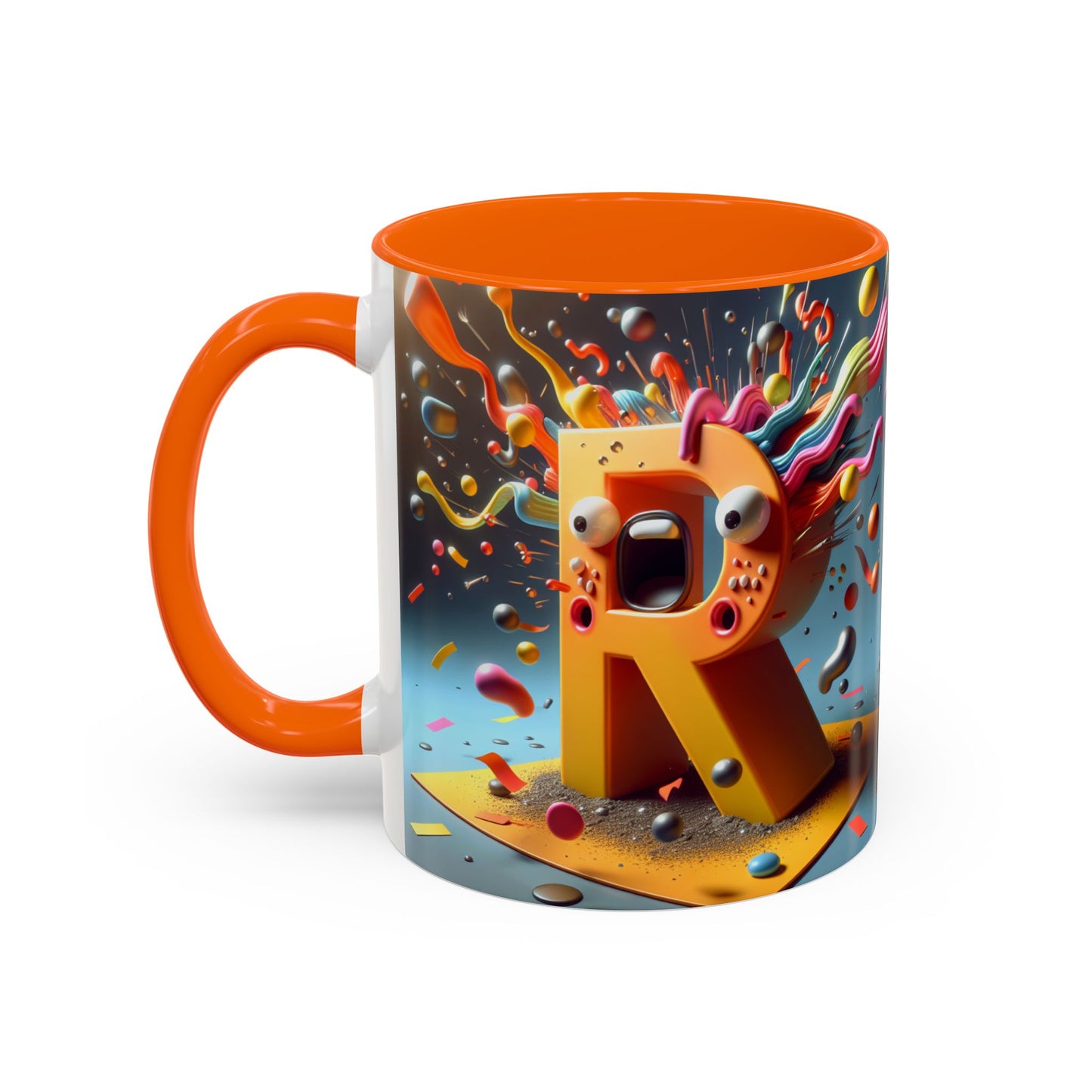 Colorful Artistic Accent Coffee Mug - 11oz & 15oz - Perfect for Creative Souls & Gift Giving