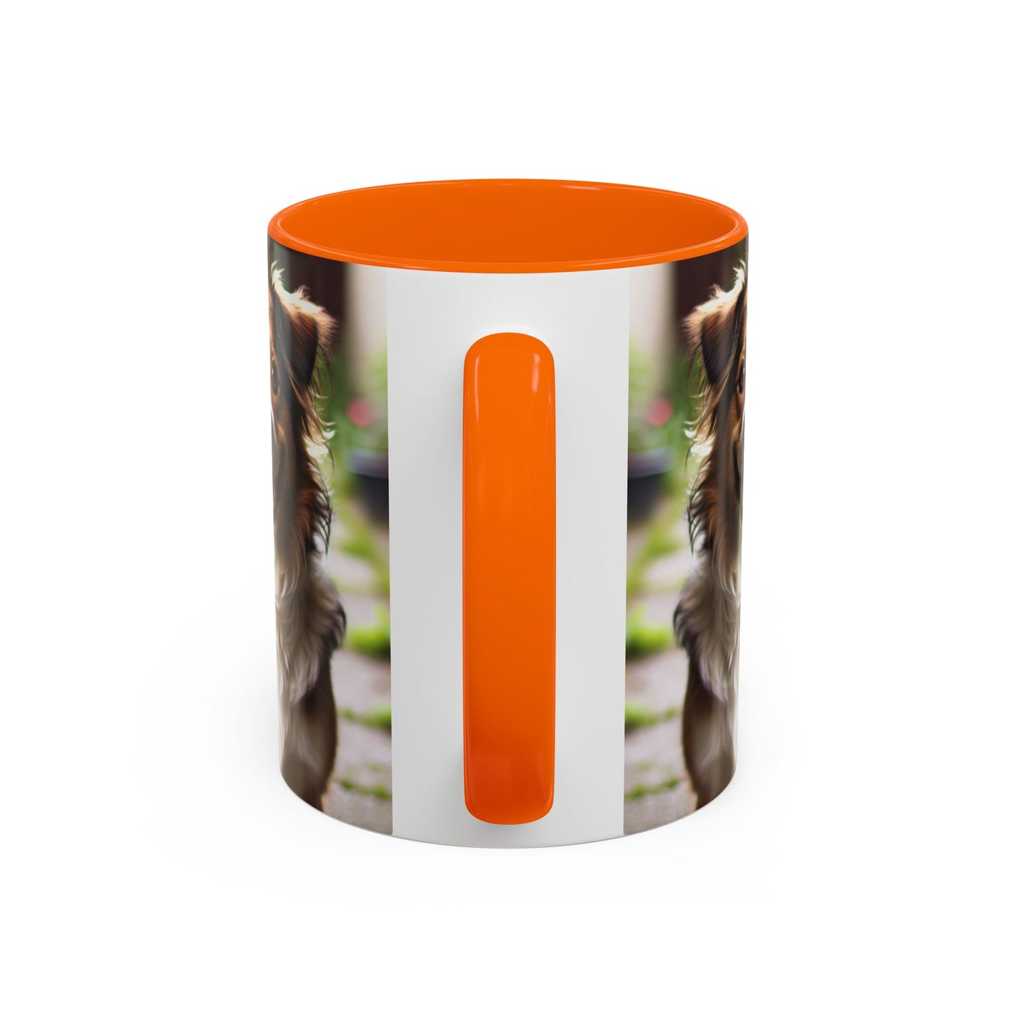 Happy Dog Graphic Accent Coffee Mug | Perfect for Pet Lovers