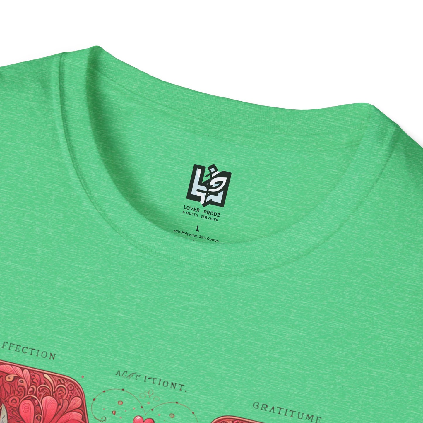Floral Letter 'M' Unisex Softstyle T-Shirt - Perfect for Celebrations and Self-Expression