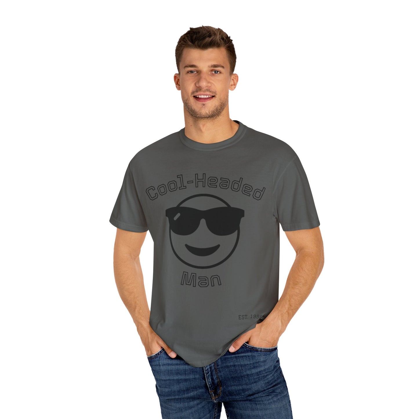 Cool-Headed Unisex T-Shirt, Funny Graphic Tee for Men, Cool Guy Gift, Summer Outfit, Casual Wear, Birthday Presents