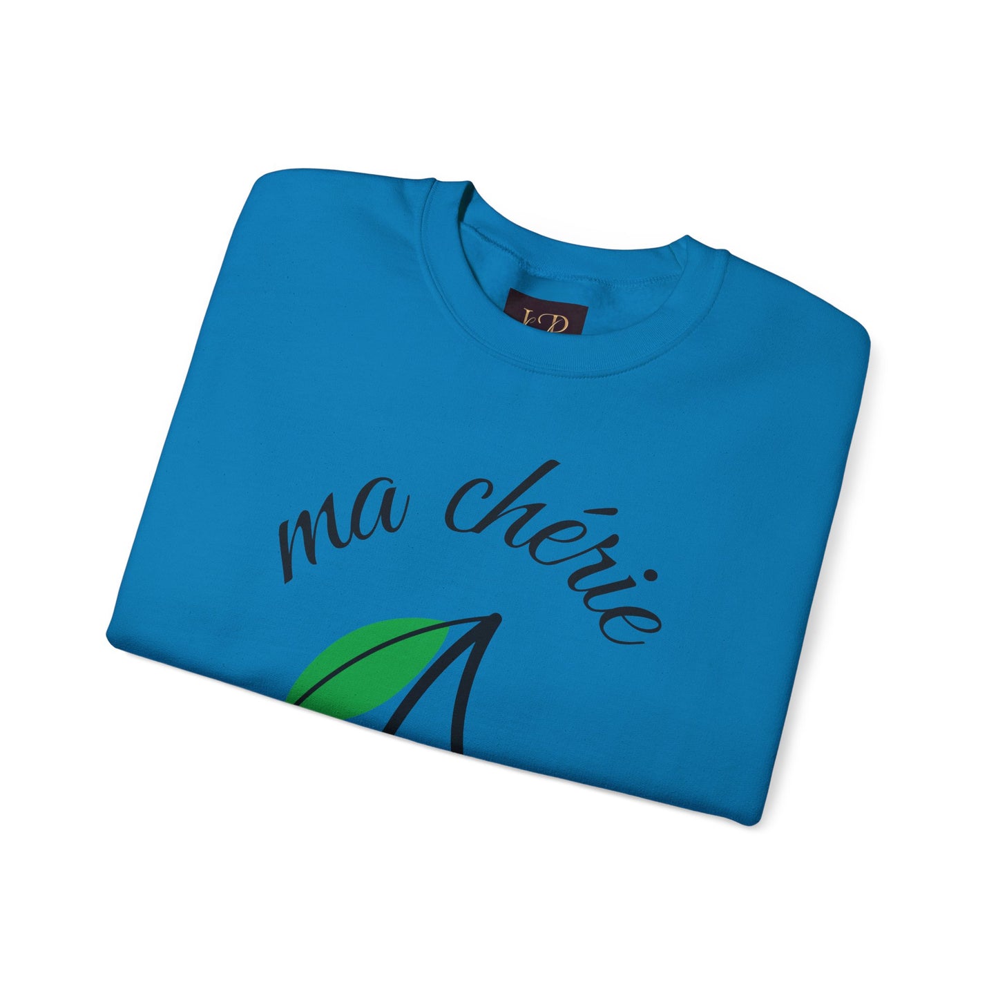 Cute Cherry Graphic Crewneck Sweatshirt - 'ma chérie'