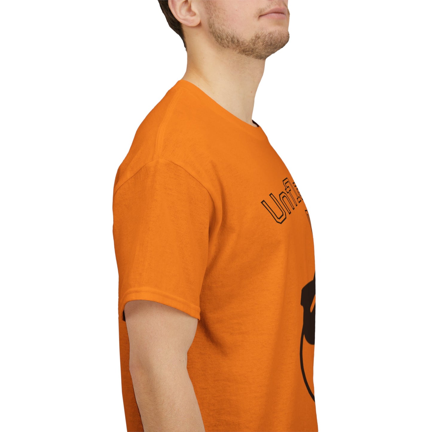 Unflappable Man Unisex Heavy Cotton Tee, Cool Graphic T-Shirt for Men, Perfect Gift for Birthdays, Casual Wear, Outdoor Activities