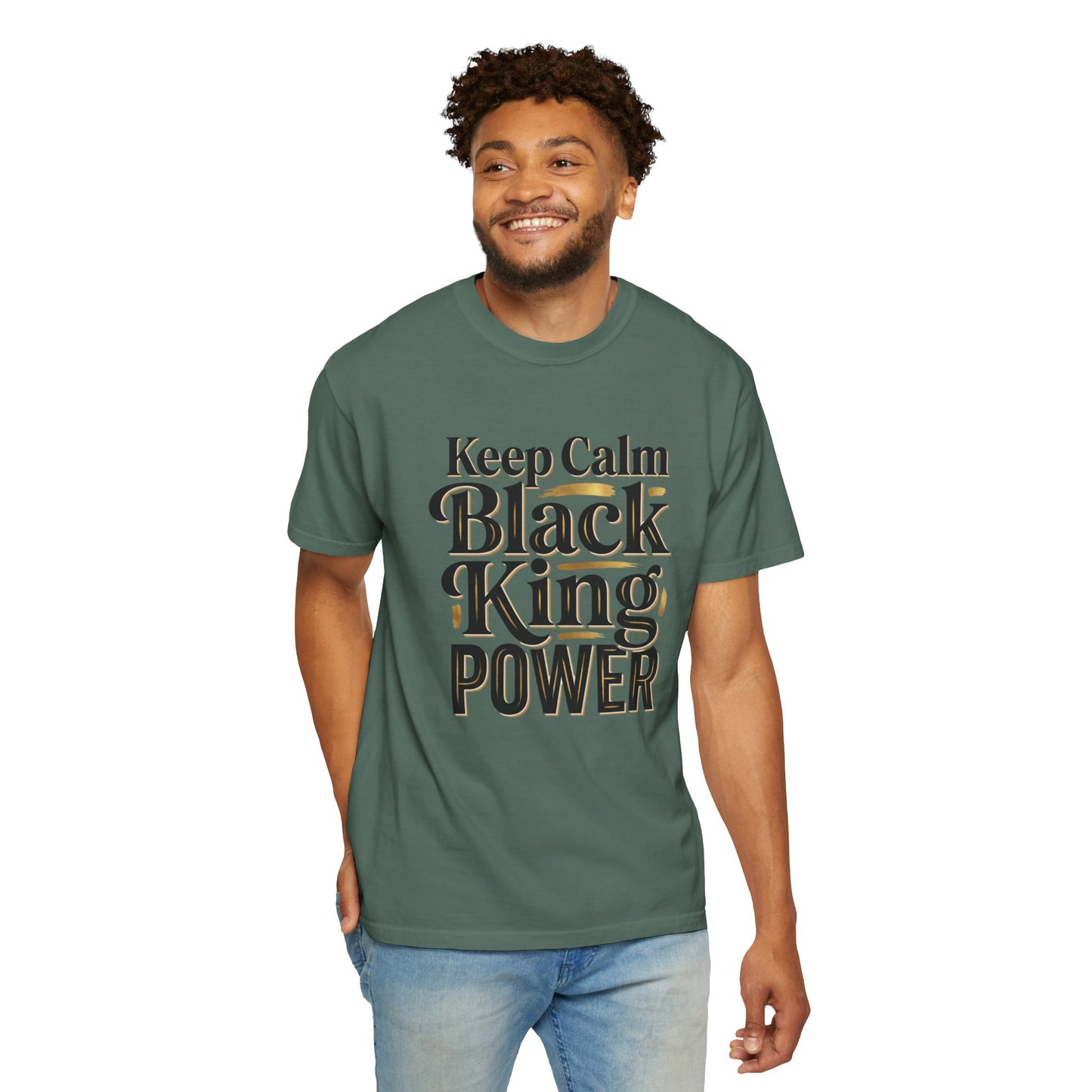 Keep Calm Black King Power T‑Shirt
