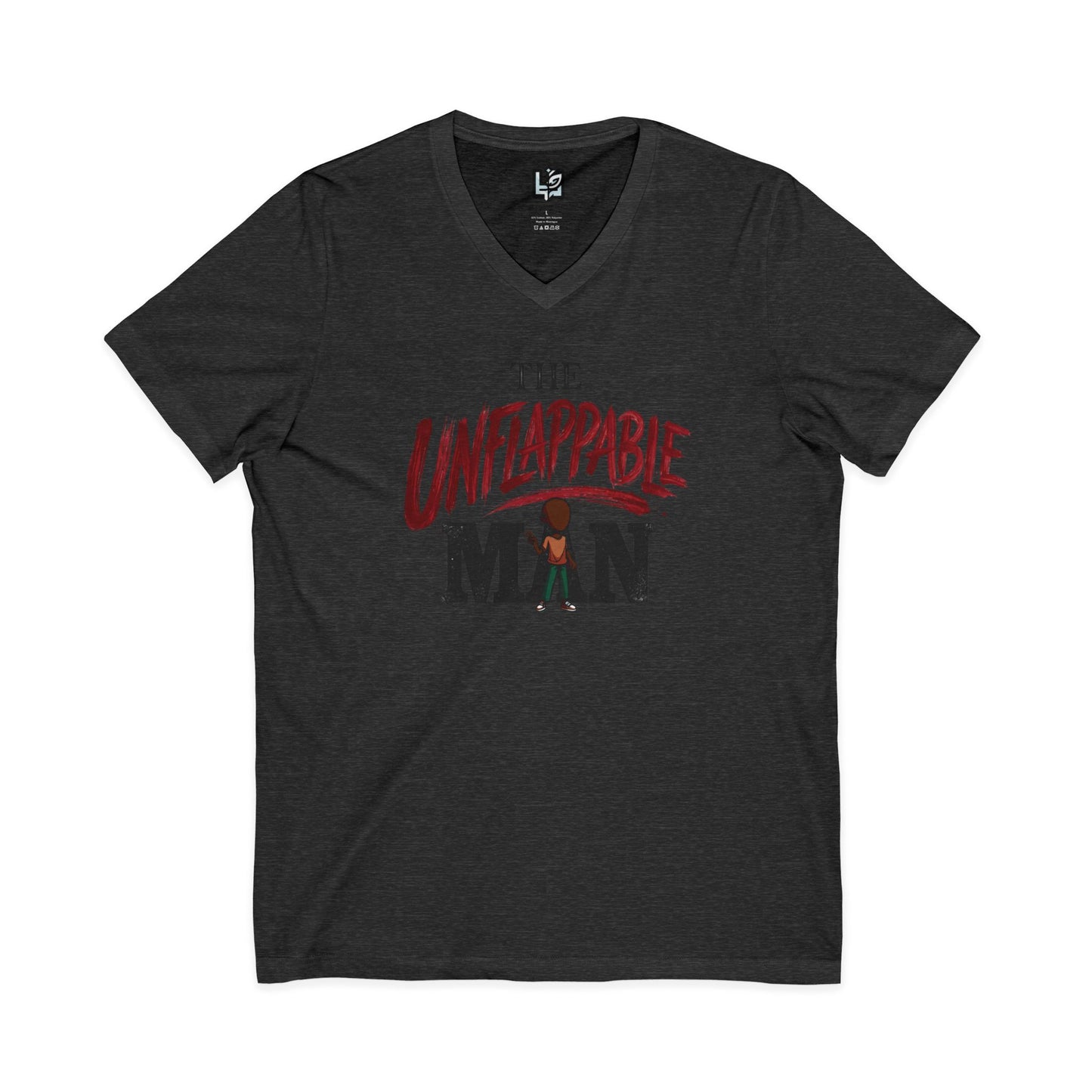 The Unflappable Man V-Neck Tee