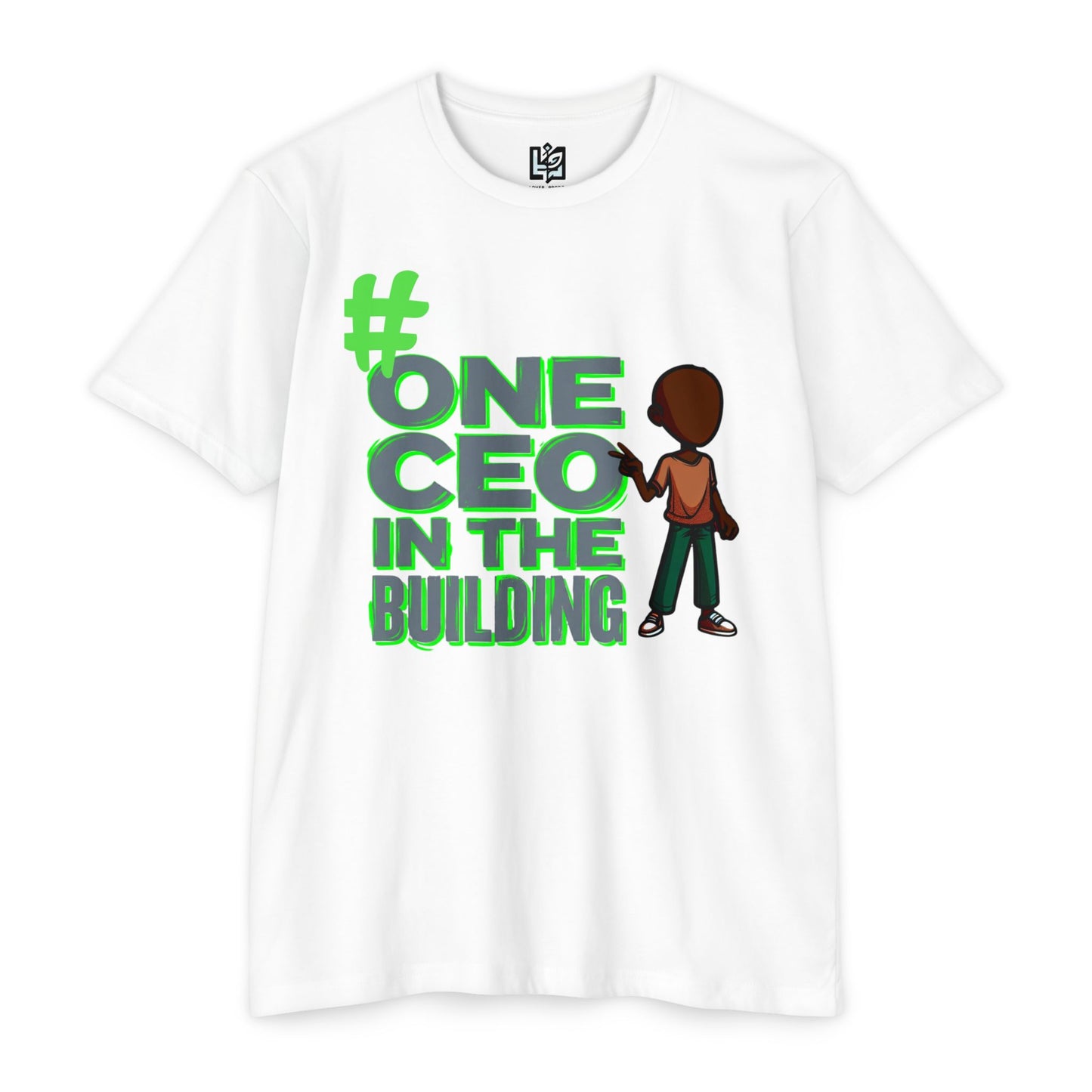 #One CEO In The Building Graphic T-Shirt — Kid/Youth Entrepreneur Tee