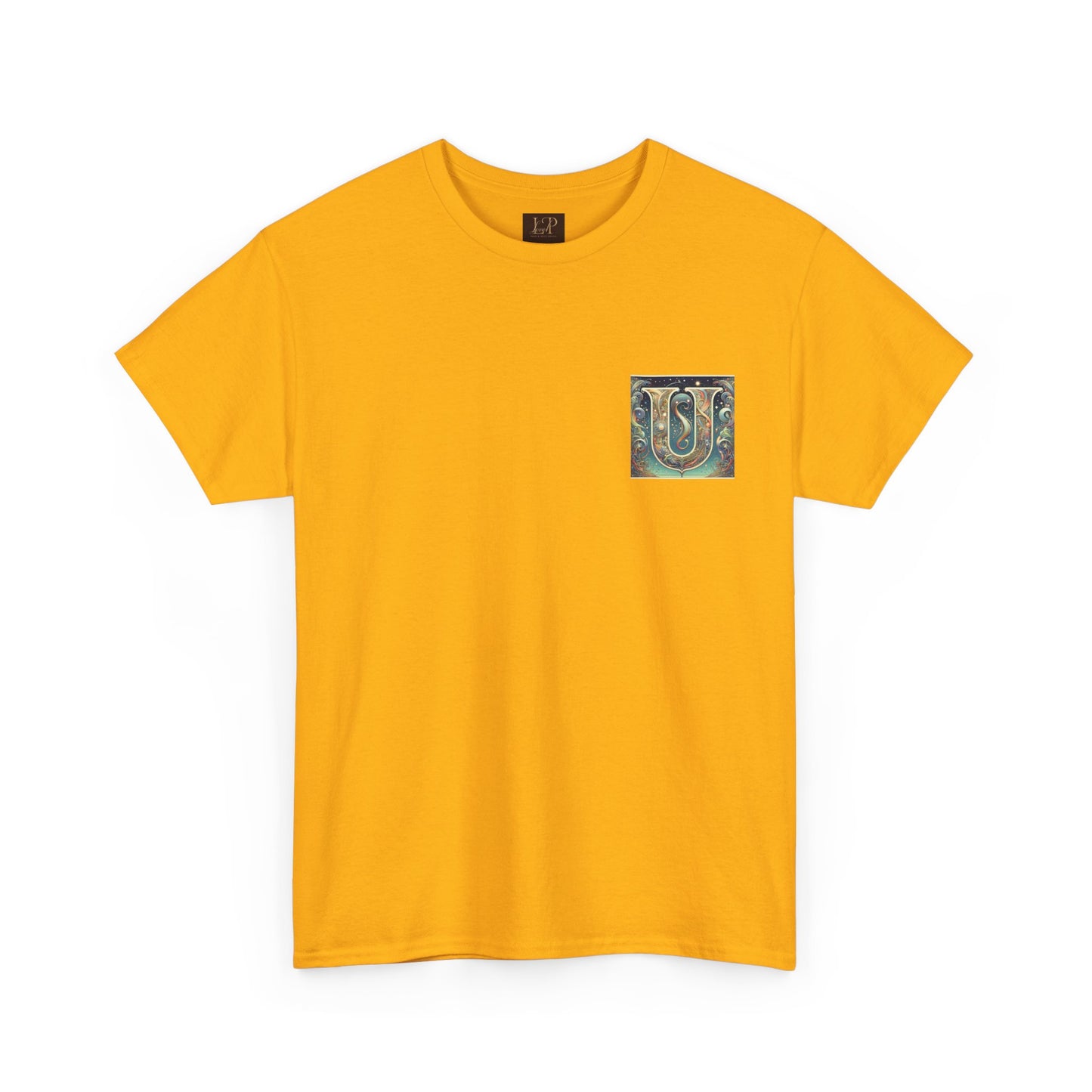 Unisex Heavy Cotton Tee - Stylish 'U' Graphic T-Shirt for Everyday Wear