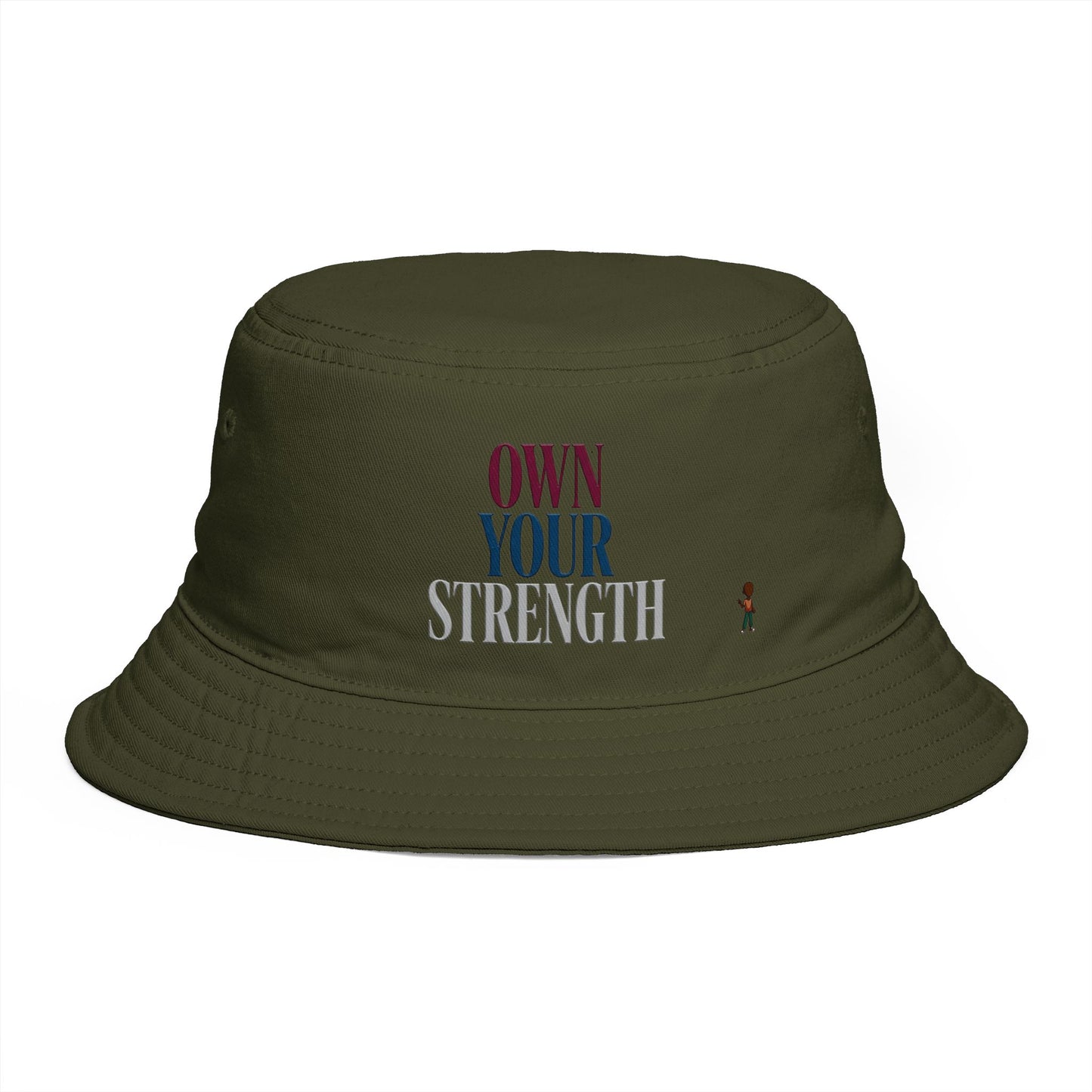 Own Your Strength Bucket Hat — Empowerment Embroidered Sun Hat
