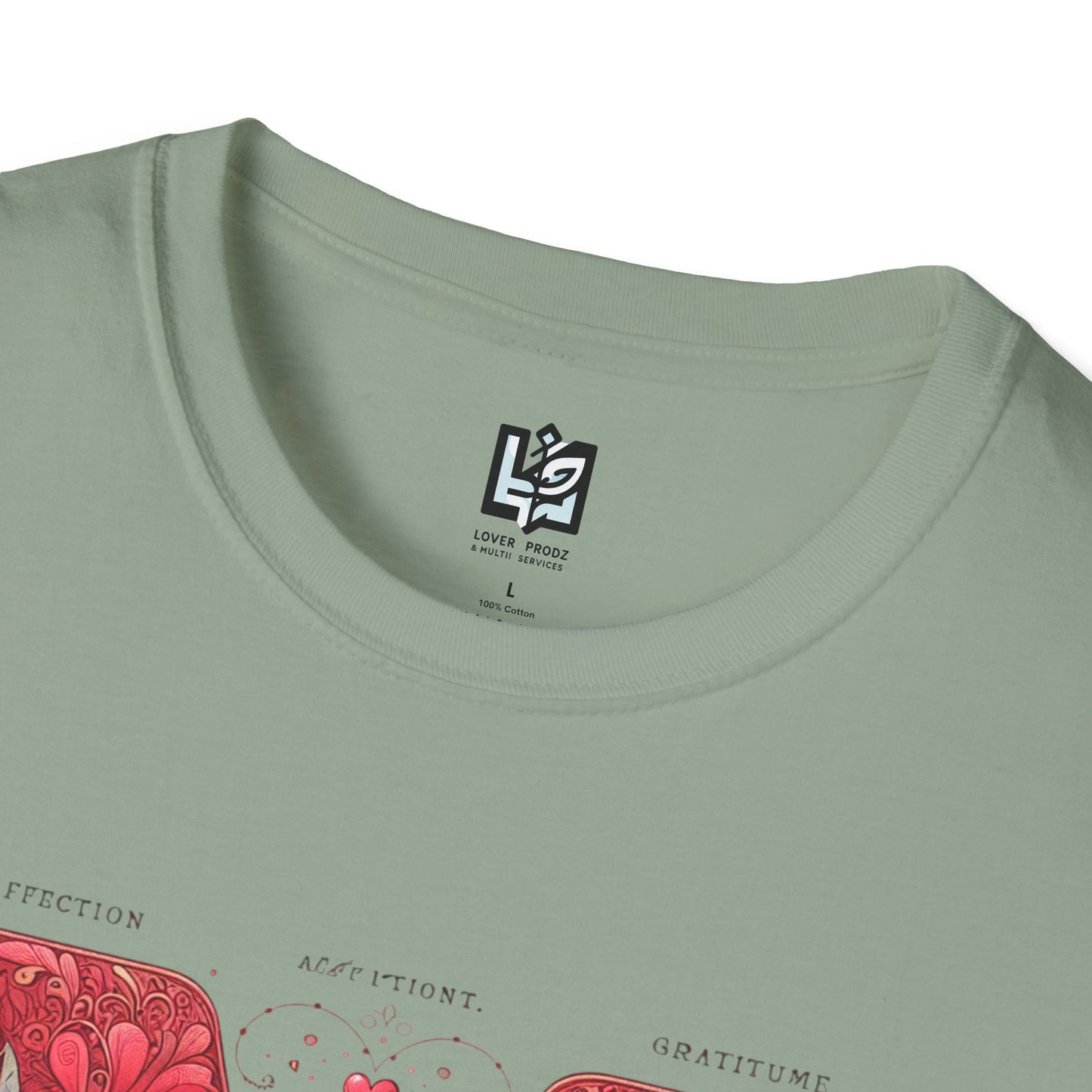 Floral Letter 'M' Unisex Softstyle T-Shirt - Perfect for Celebrations and Self-Expression
