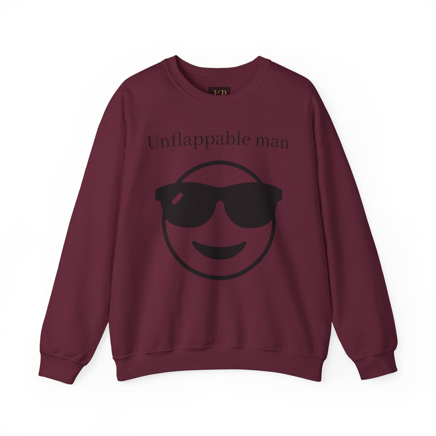 Unflappable Man Crewneck Sweatshirt - Cool & Comfortable Apparel