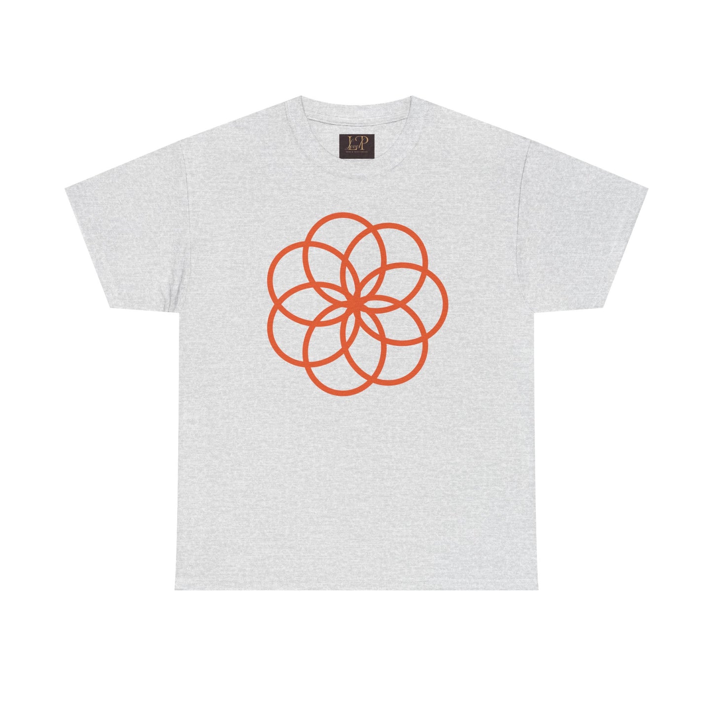 Flower Power Unisex Heavy Cotton Tee - Casual Graphic Shirt for Everyday Wear