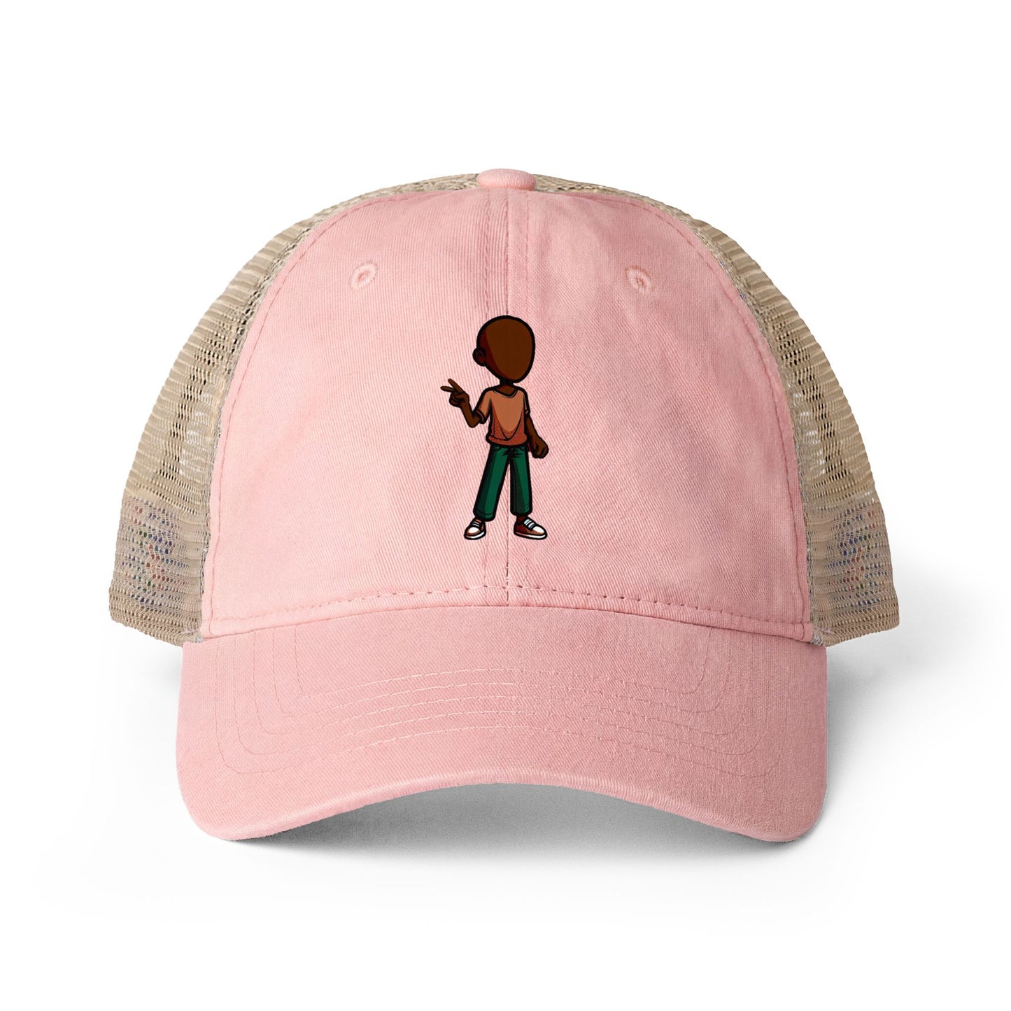 Women's Washed Mesh-Back Cap