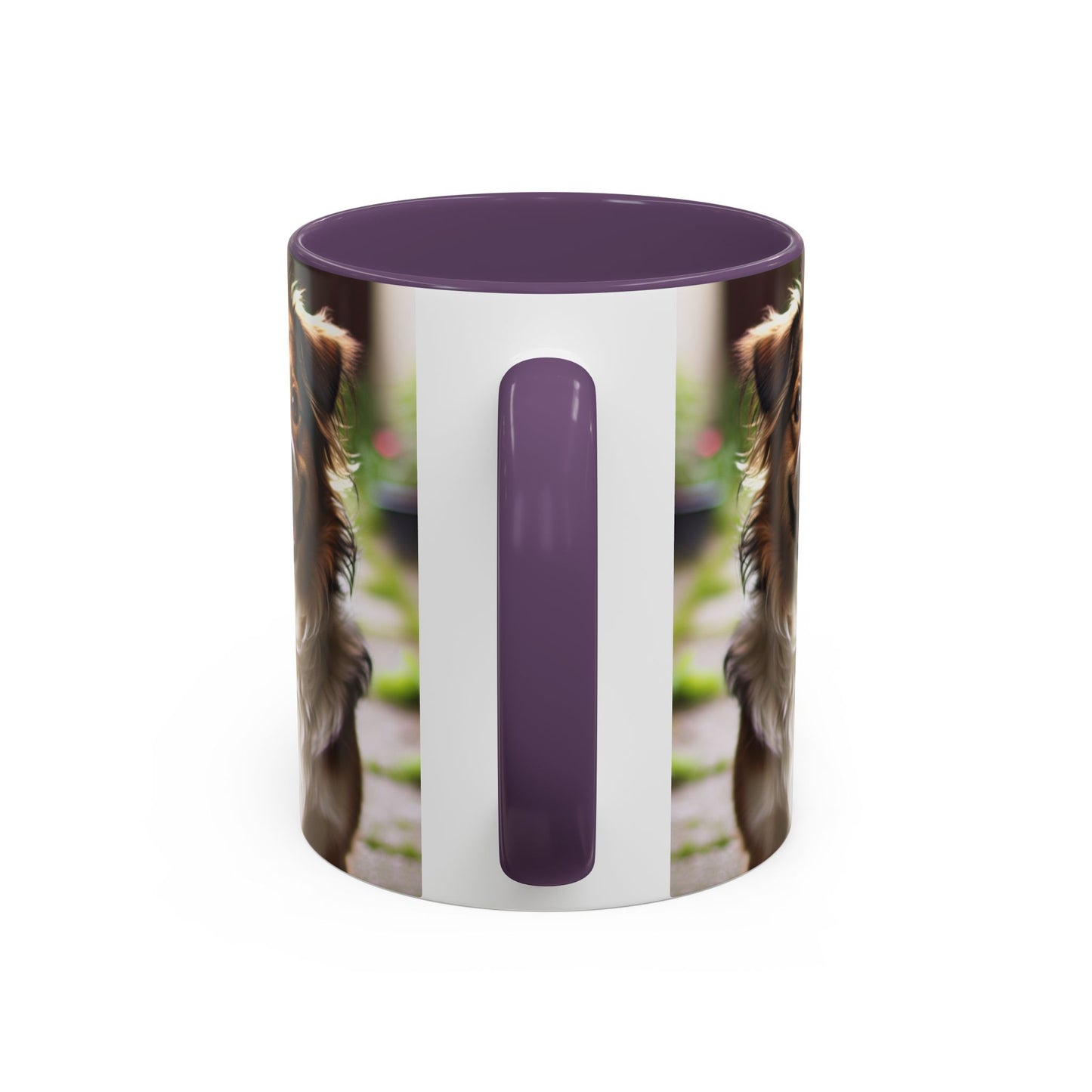 Happy Dog Graphic Accent Coffee Mug | Perfect for Pet Lovers