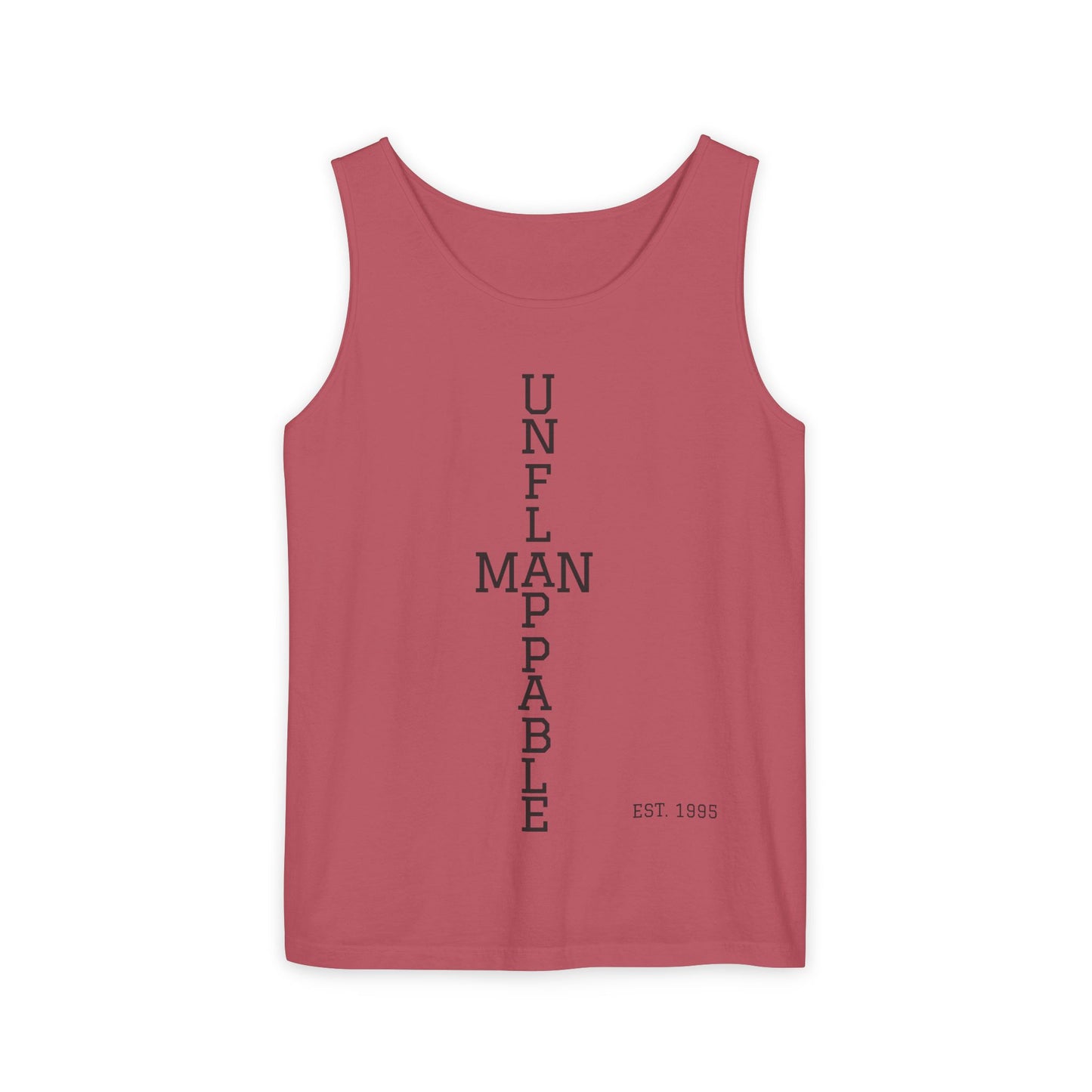 Unisex Inspirational Tank Top - Unflappable, Summer Apparel, Vacation Wear, Casual Gift, Fitness Gear