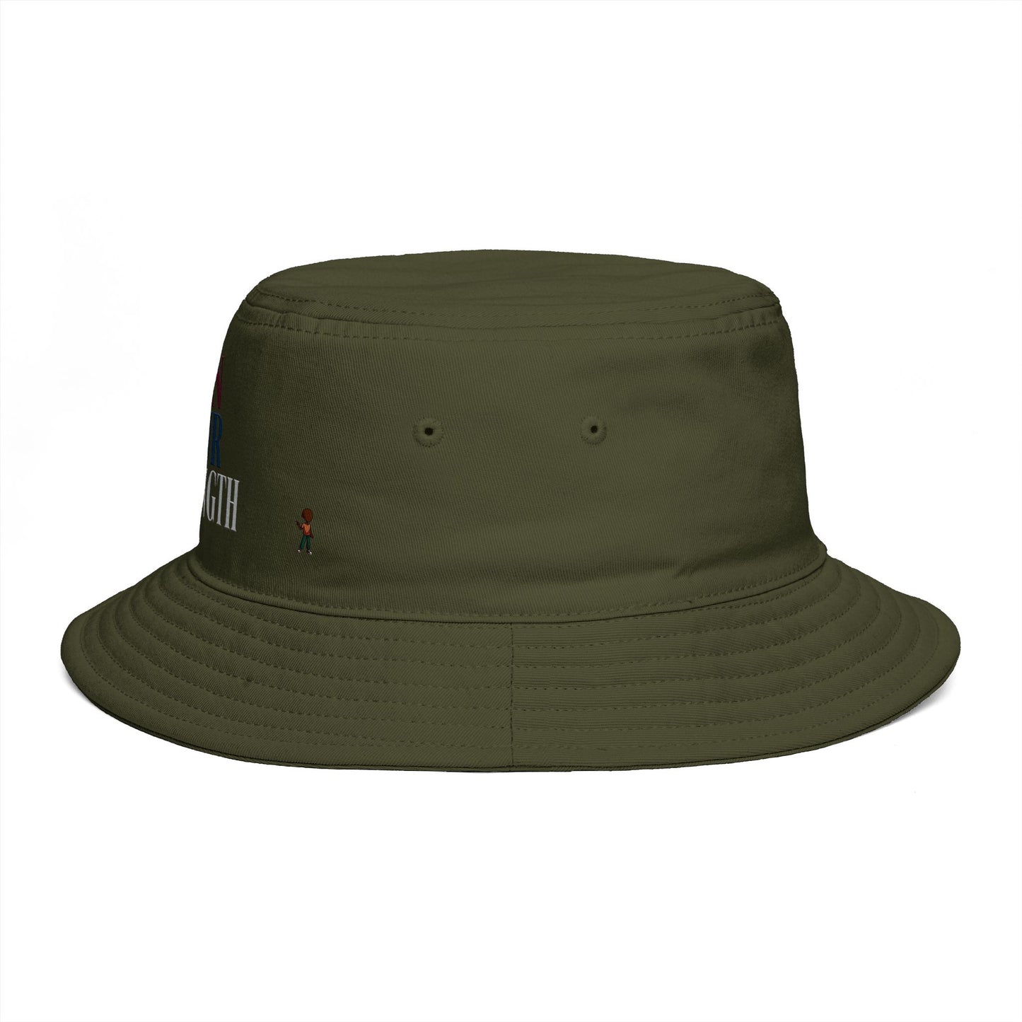Own Your Strength Bucket Hat — Empowerment Embroidered Sun Hat