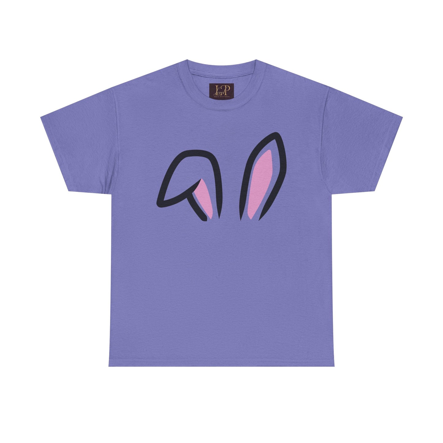 Cute Bunny Ears Unisex Heavy Cotton Tee