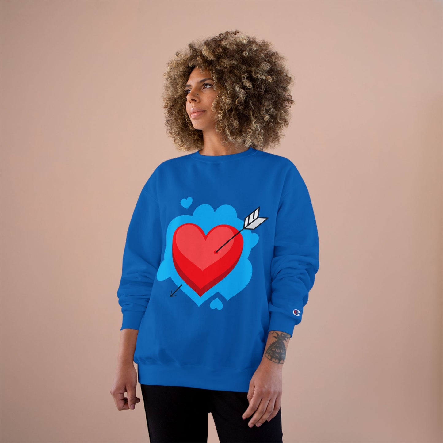 Valentine's Day Heart Champion Sweatshirt