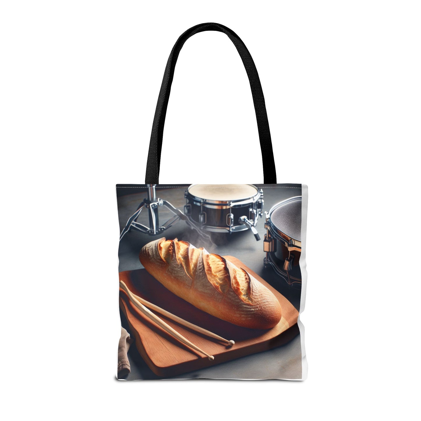 Bread & Drums Tote Bag – Perfect for Food Lovers & Musicians