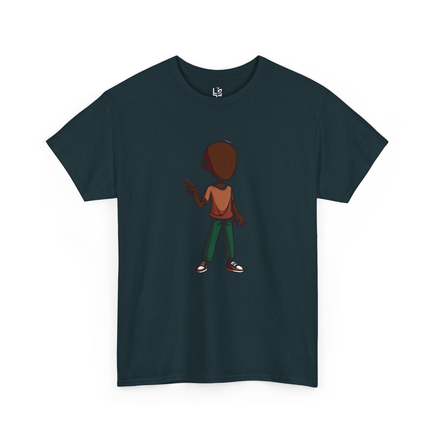 Vintage Floral C Monogram Unisex Heavy Cotton Tee