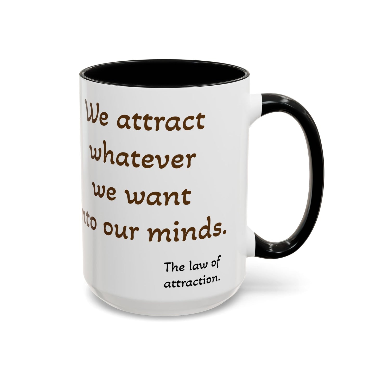Mindful Attraction Coffee Mug - Inspirational Design for Law of Attraction Lovers