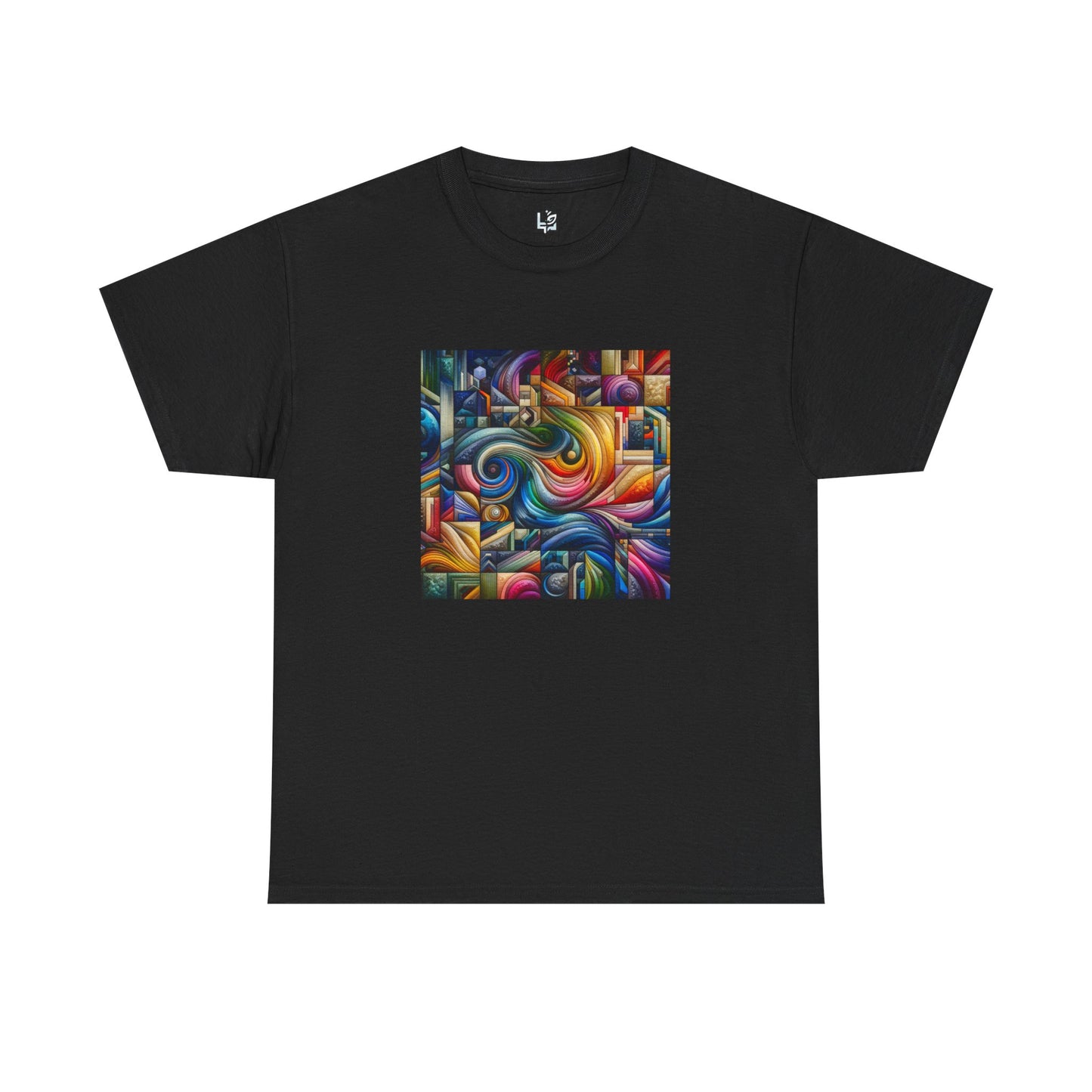 Vibrant Abstract Art Unisex Heavy Cotton Tee