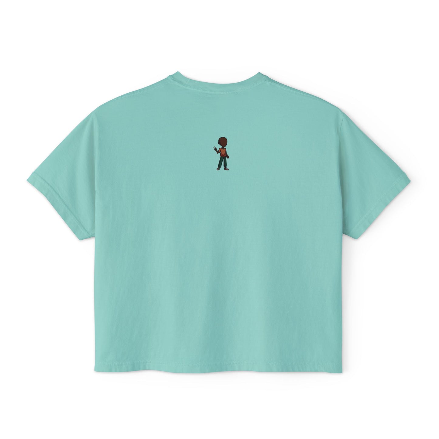 Only Good Vibes Boxy Tee — Women's Positive Graphic Crop T-Shirt