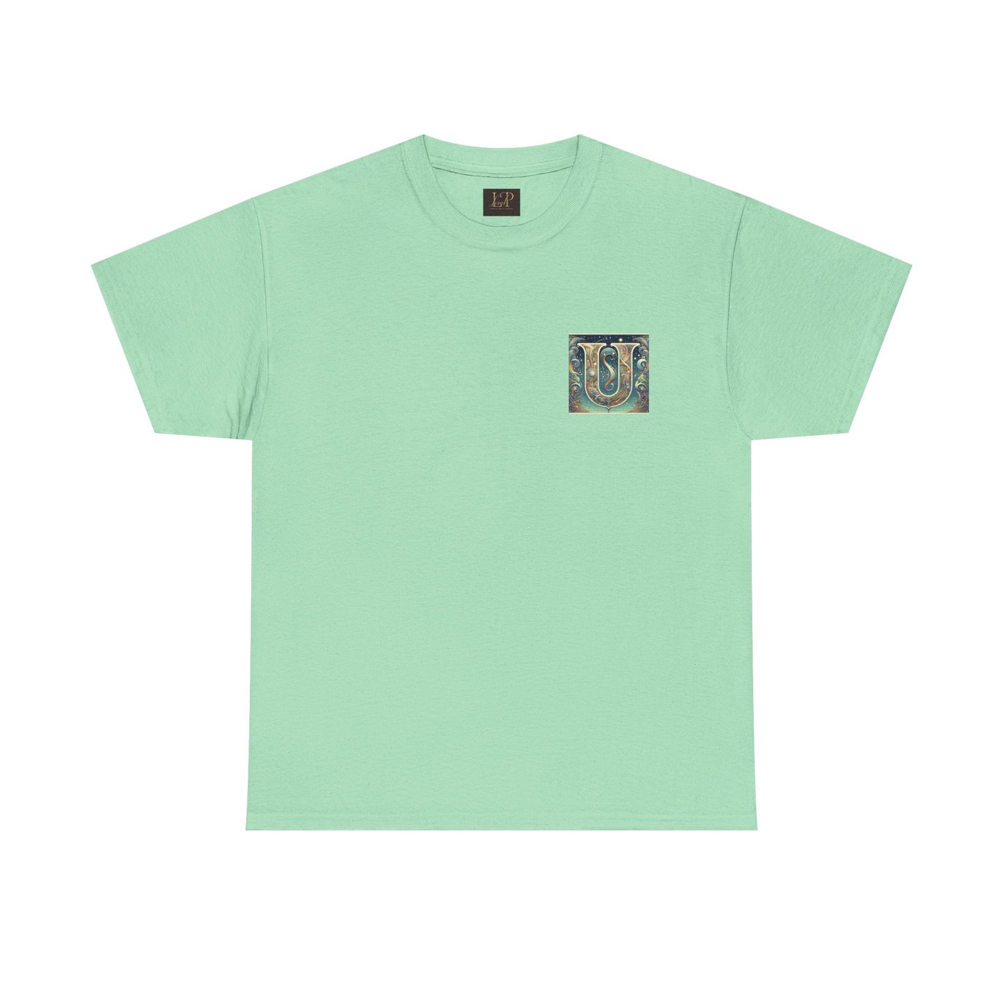 Unisex Heavy Cotton Tee - Stylish 'U' Graphic T-Shirt for Everyday Wear