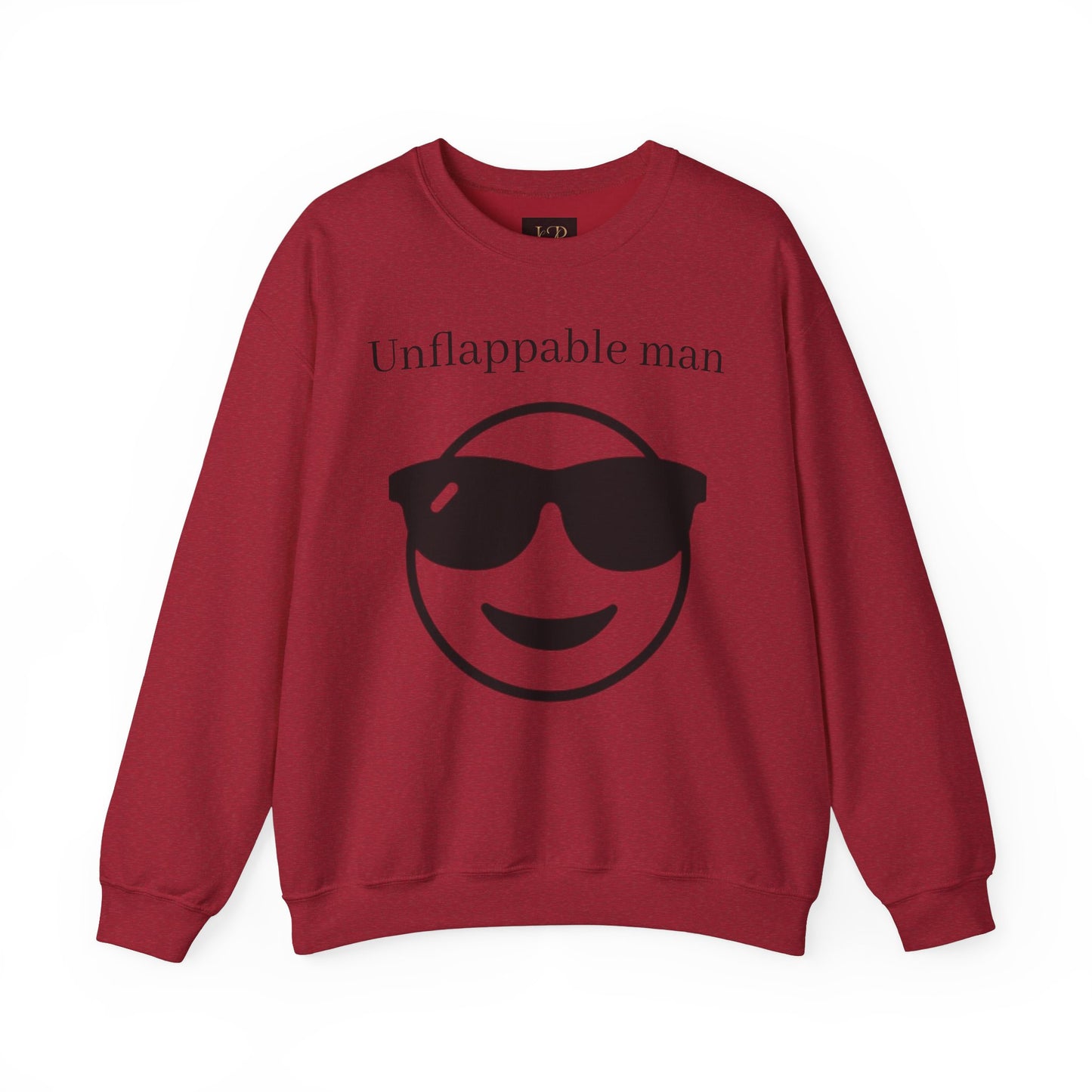 Unflappable Man Crewneck Sweatshirt - Cool & Comfortable Apparel