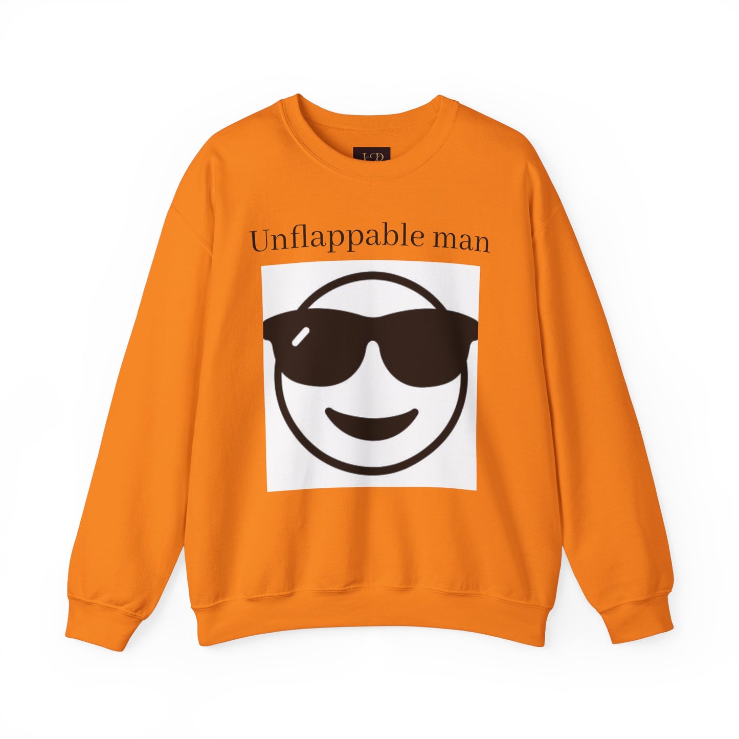 Unflappable Man Crewneck Sweatshirt - Cool & Comfortable Apparel