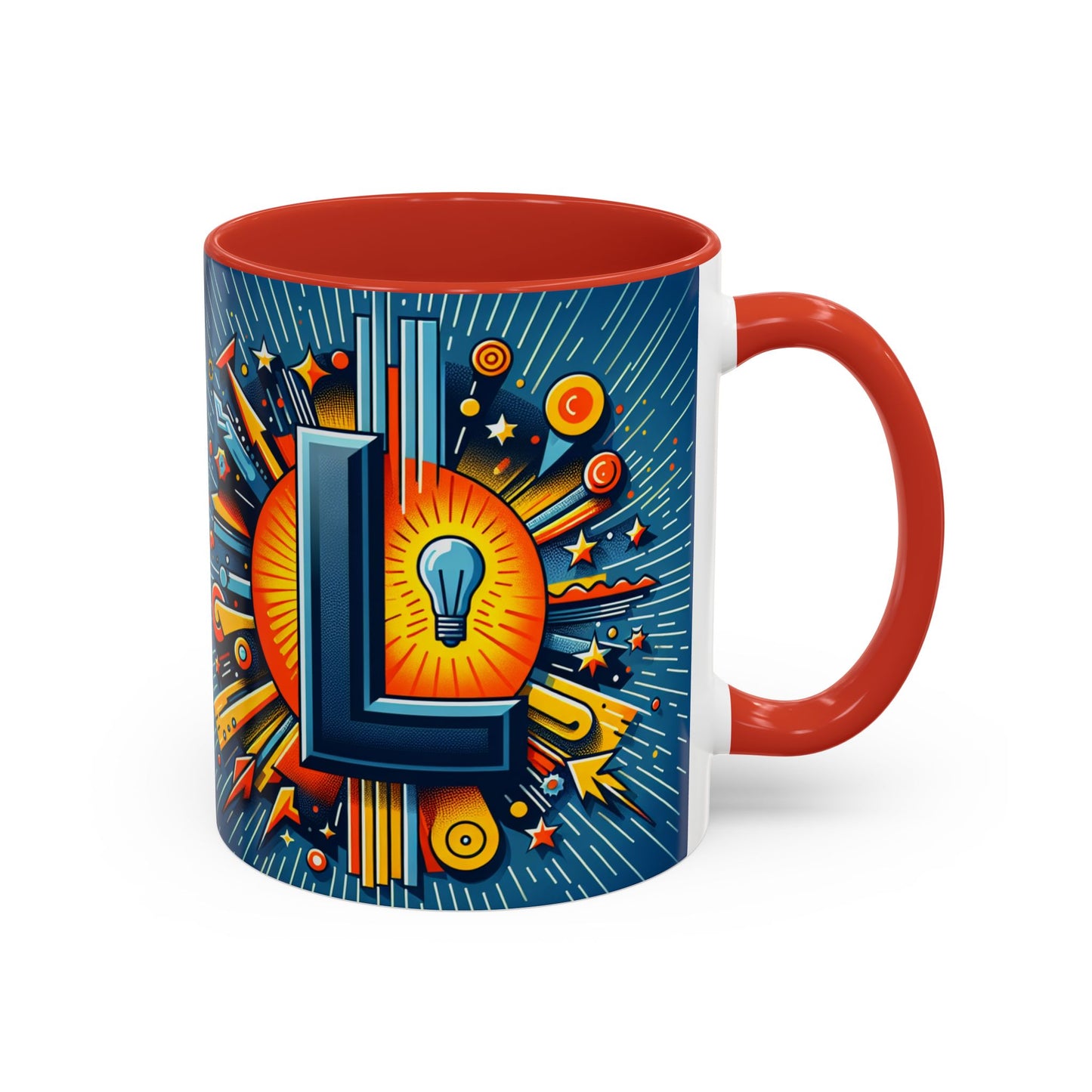 Creative Light Bulb Accent Coffee Mug – Perfect Gift for Innovators