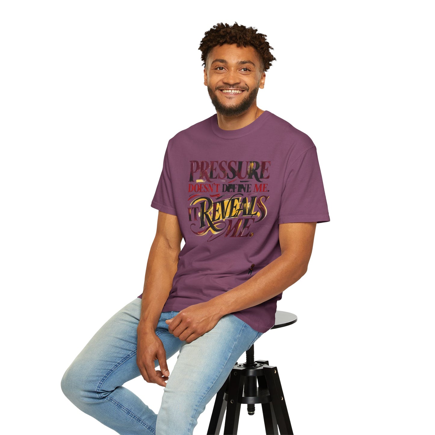 Pressure Reveals Me T-Shirt — Motivational Graphic Tee