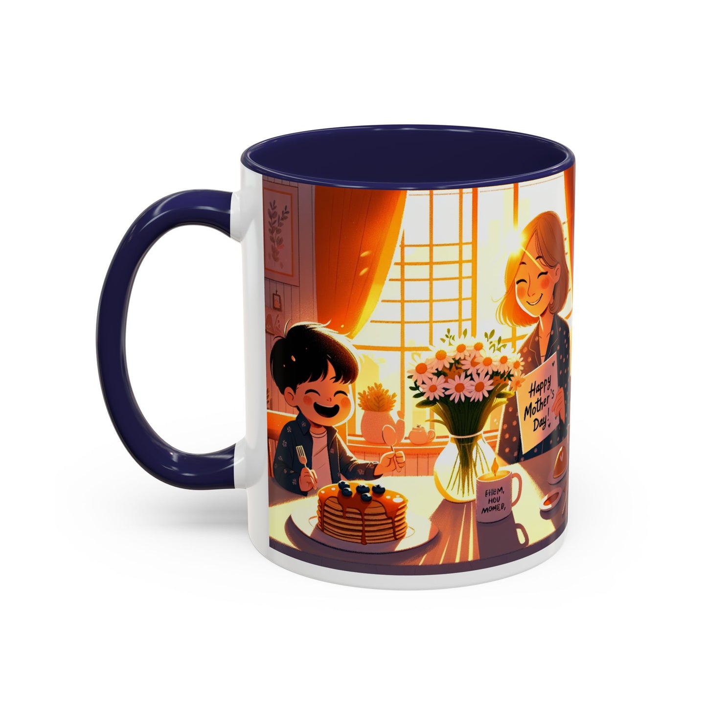 Happy Mother's Day Accent Coffee Mug - Beautiful Love Quote