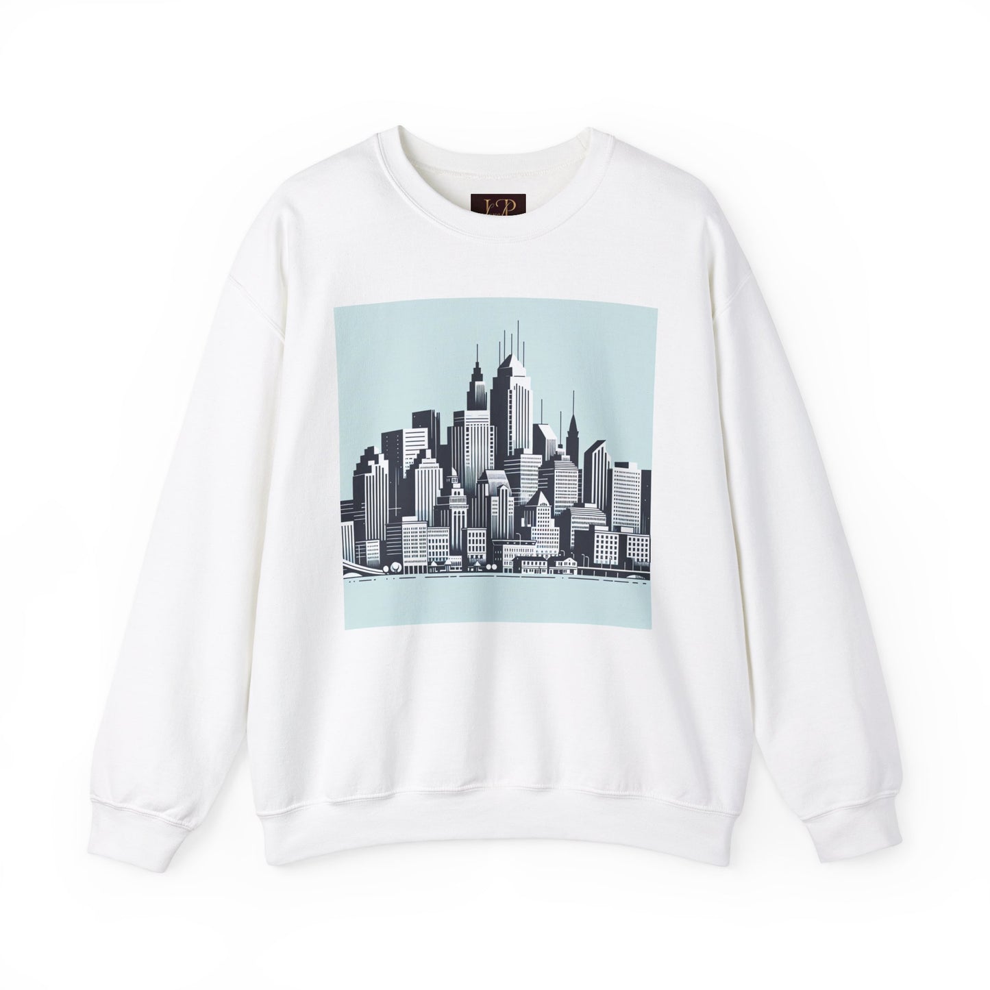 Cityscape Unisex Heavy Blend™ Crewneck Sweatshirt - Cozy Urban Vibes