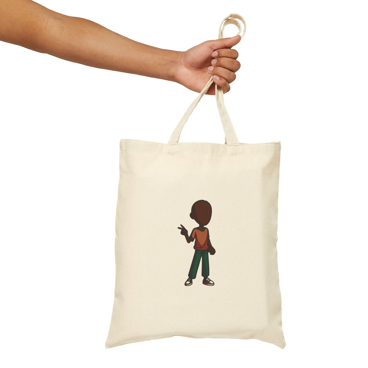 Tote Bag - 'Only Good Vibes' Canvas Shopper (Positive Message, Everyday Eco-Friendly Tote)
