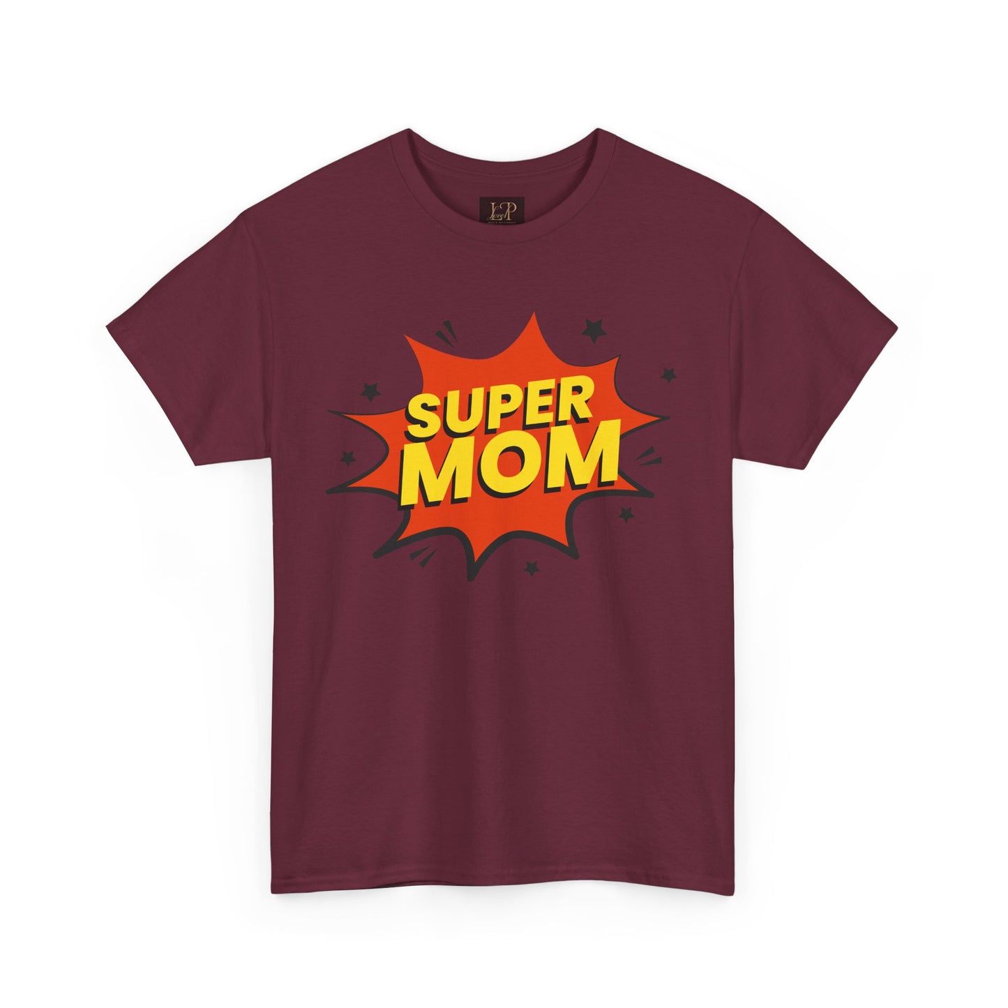 Super Mom Unisex Heavy Cotton Tee - Perfect Gift for Mother's Day