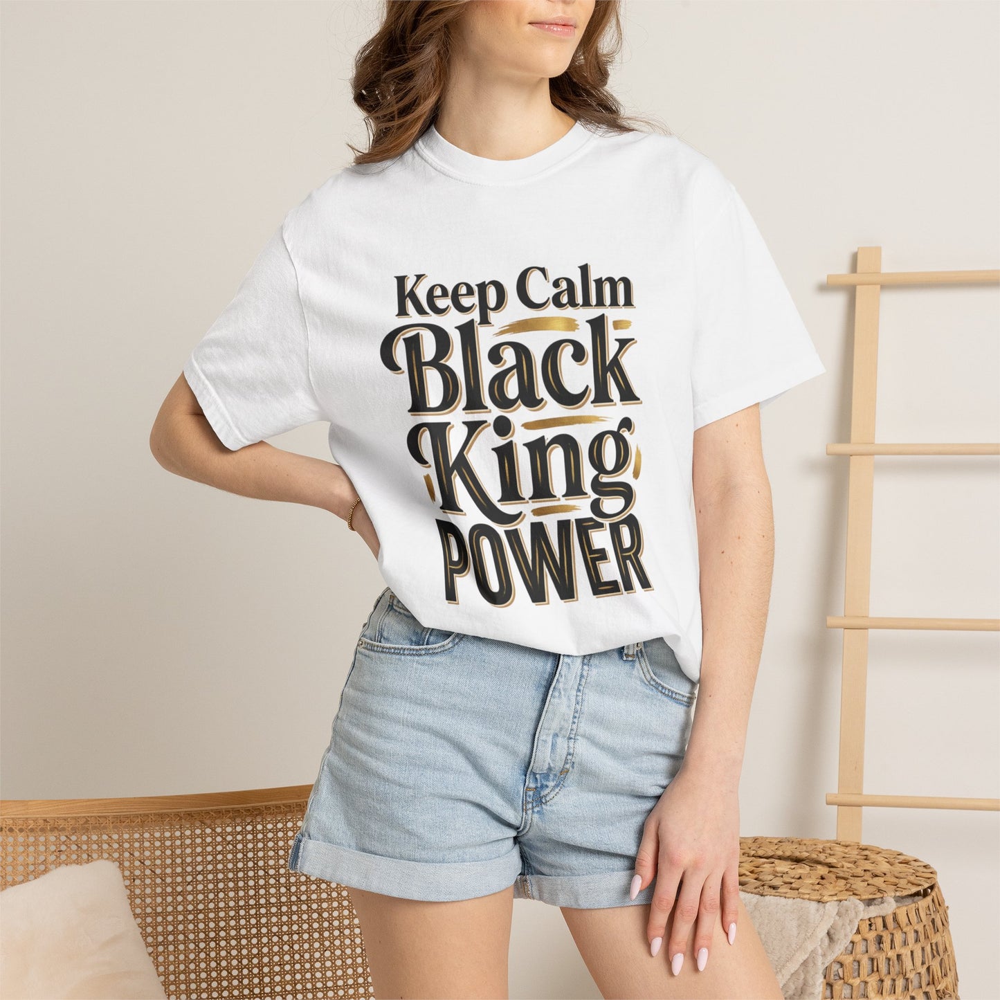 Keep Calm Black King Power T‑Shirt