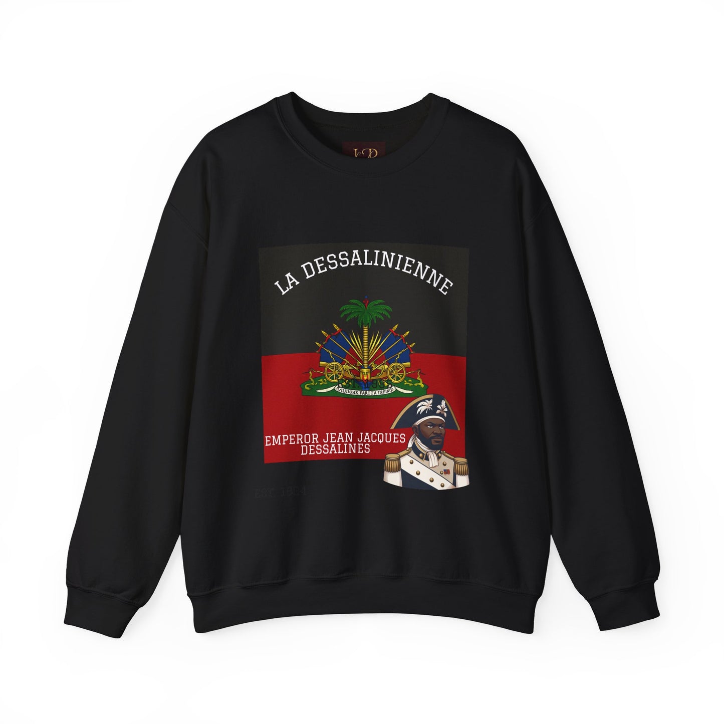 Haitian Heritage Crewneck Sweatshirt, Unisex Sweatshirt, Casual Streetwear, Gifts for Him, Gifts for Her, Cultural Pride Apparel