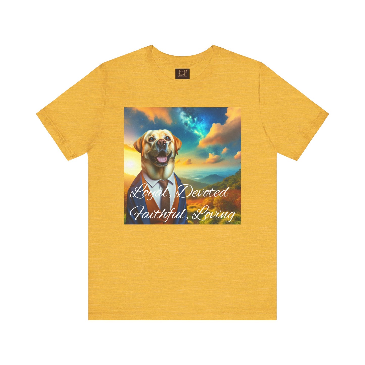 Labrador Love Unisex Jersey Tee - Devoted & Faithful Design