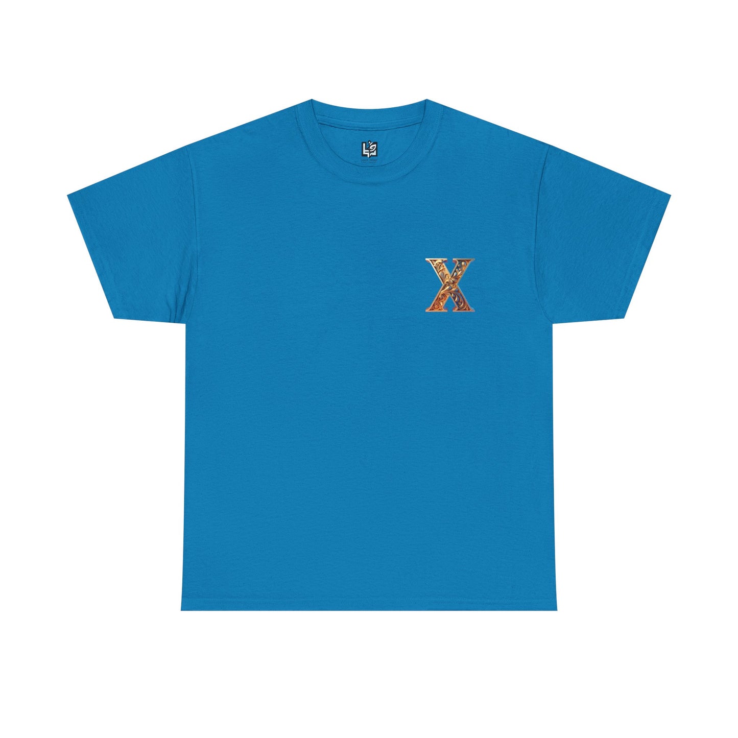 Unisex Heavy Cotton Tee - Stylish 'X' Graphic Shirt for Everyday Wear