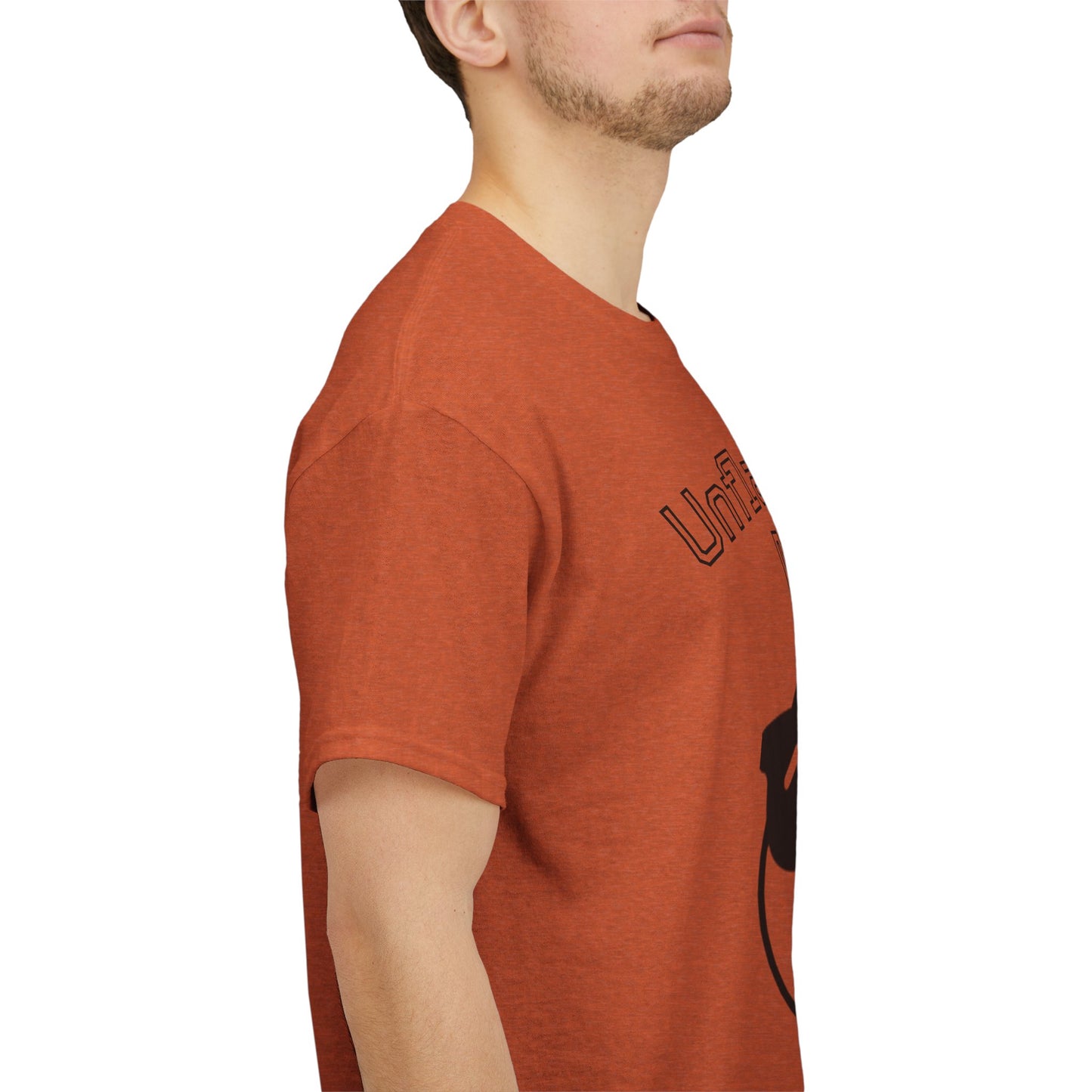 Unflappable Man Unisex Heavy Cotton Tee, Cool Graphic T-Shirt for Men, Perfect Gift for Birthdays, Casual Wear, Outdoor Activities