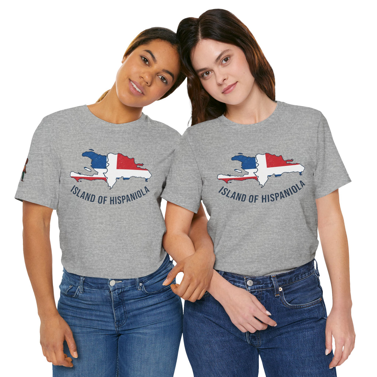 Island of Hispaniola Map T-Shirt
