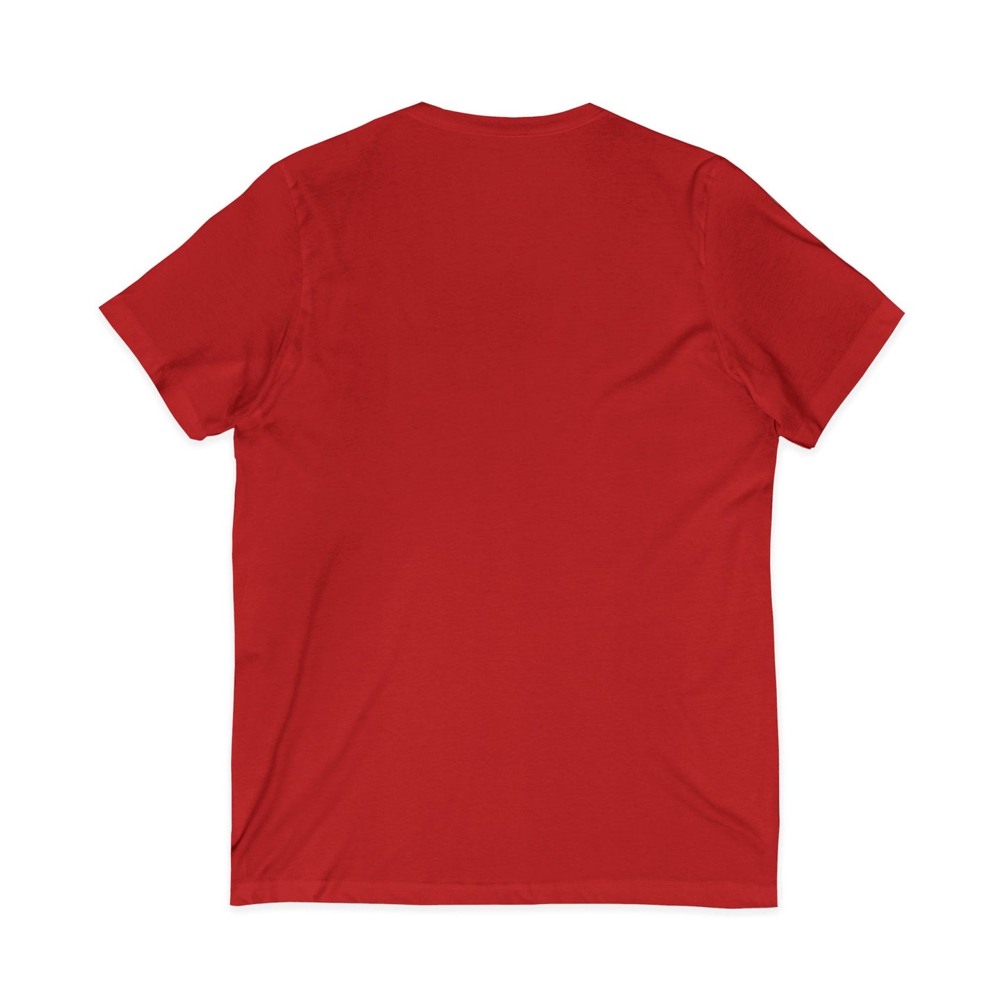 The Unflappable Man V-Neck Tee — Funny Resilient Guy Graphic Shirt