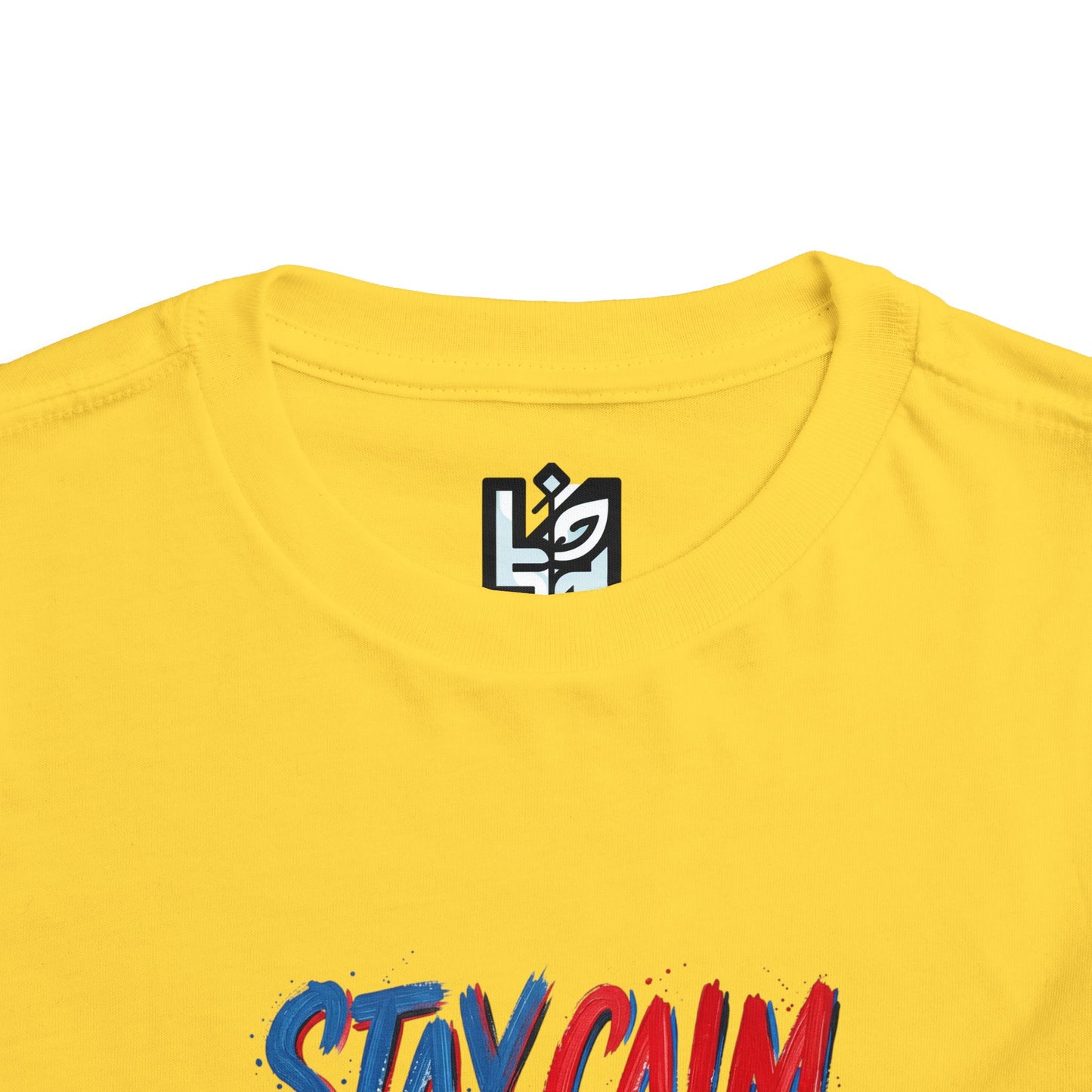Toddler Tee — "Stay Calm, Stay Powerful" Graphic