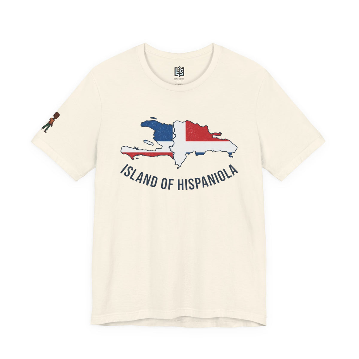 Island of Hispaniola Map T-Shirt