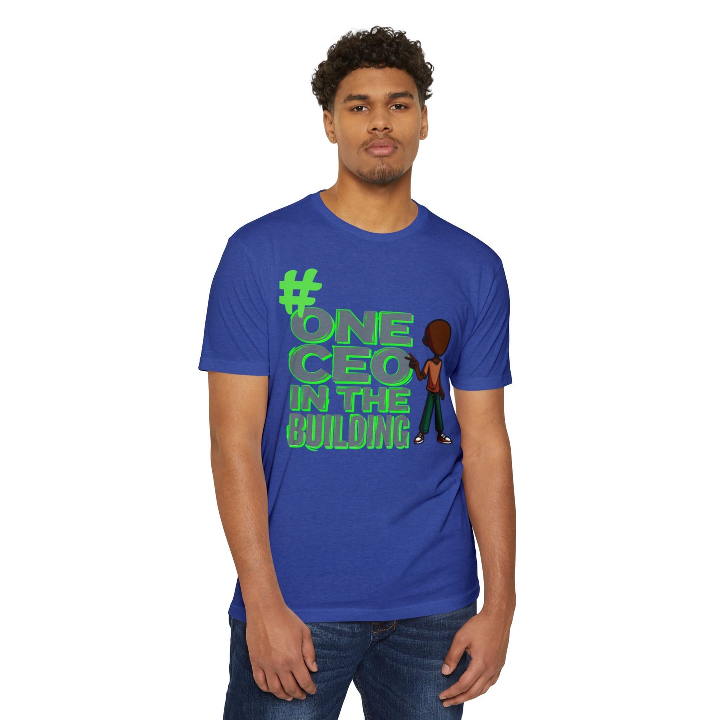 #One CEO In The Building Graphic T-Shirt — Kid/Youth Entrepreneur Tee