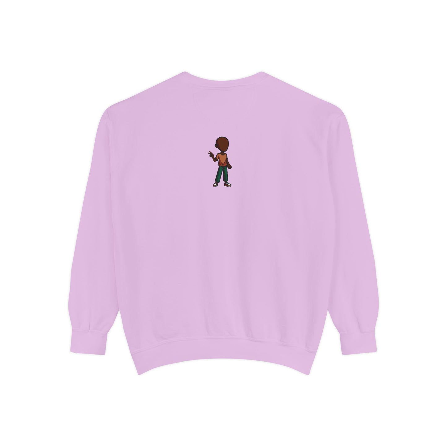 The Unflappable Man Sweatshirt — Retro Badge Graphic Crewneck