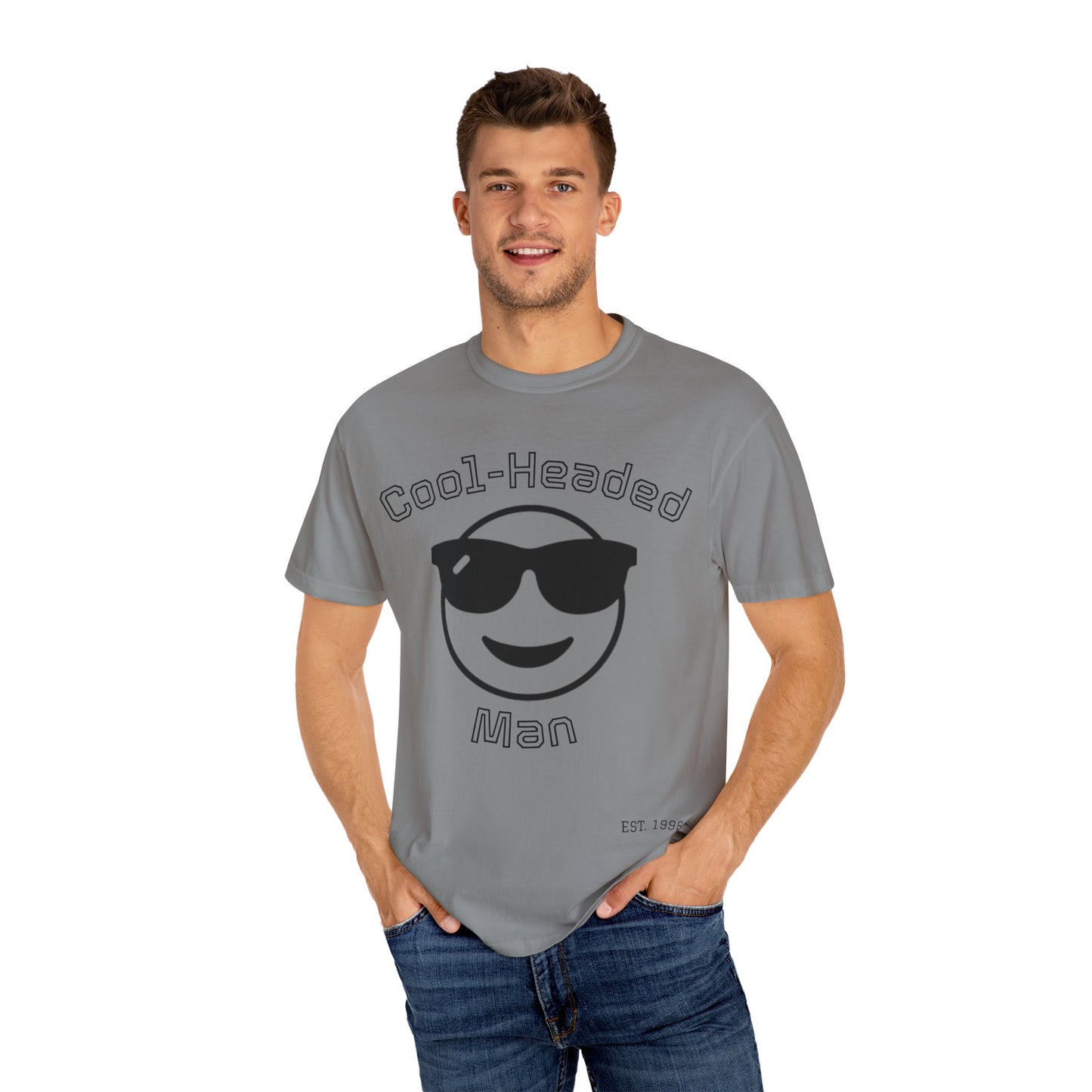 Cool-Headed Unisex T-Shirt, Funny Graphic Tee for Men, Cool Guy Gift, Summer Outfit, Casual Wear, Birthday Presents