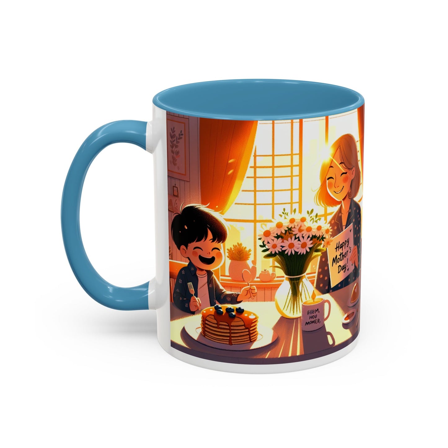 Happy Mother's Day Accent Coffee Mug - Beautiful Love Quote